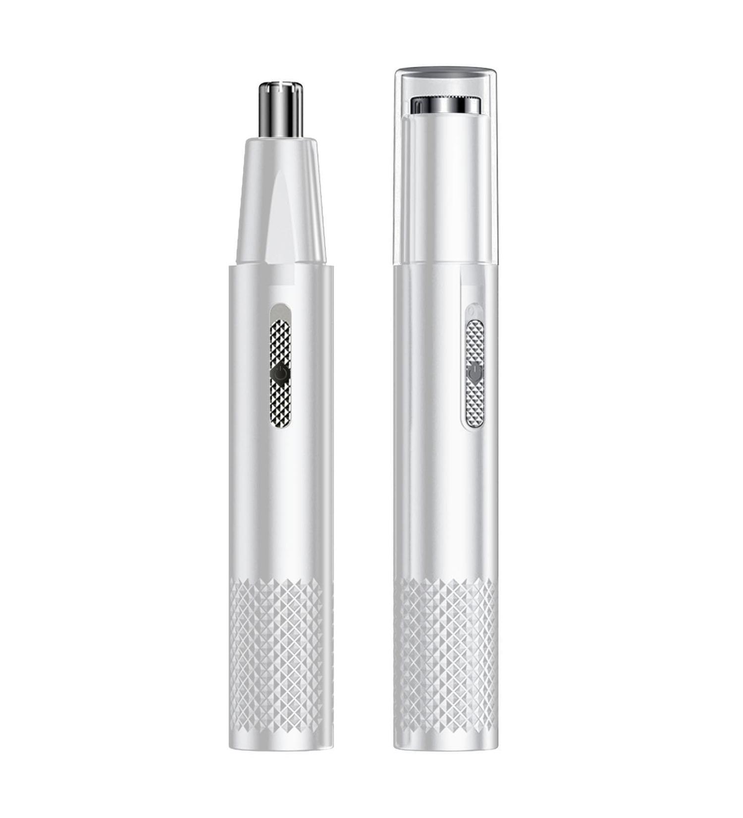 Shakven Ear Hair Trimmer For Men | Eyebrow Trimmer For Men | 2 In 1 Rechargeable Hair Trimmer For Face Foot Hand Beard And Ear Hair Easy Cleansing White Nose Hair Device + Razor - Buy Online on GoSupps.com