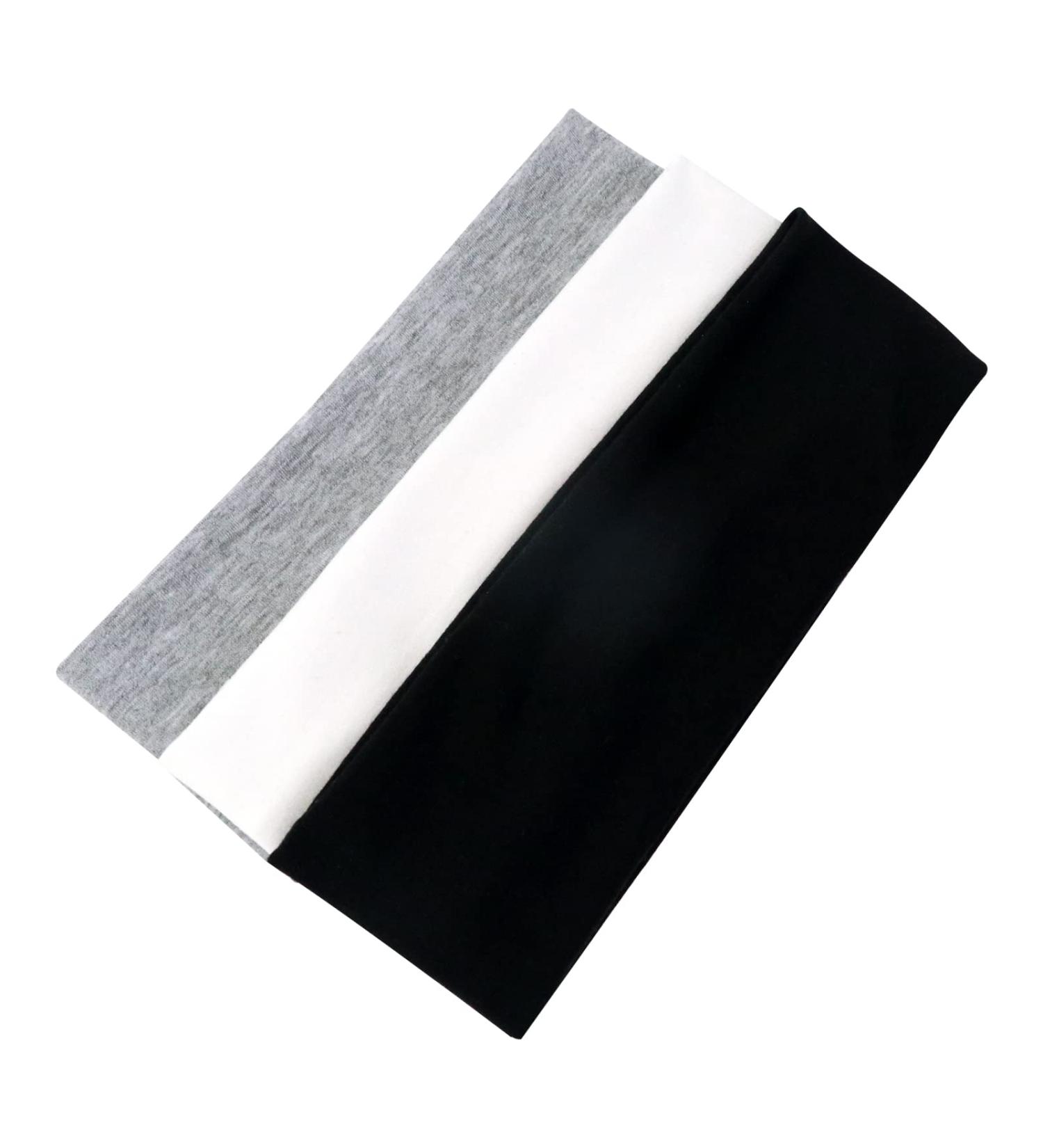 Sularpek Headband 3Pack Unisex Headbands for Women s Hair 7.5cm Stretchy Fabric Headband Breathable Hair Band for Sweat-Wicking Stretchy Head Band for Doing Workout Yoga Makeup Running - Buy Online on GoSupps.com