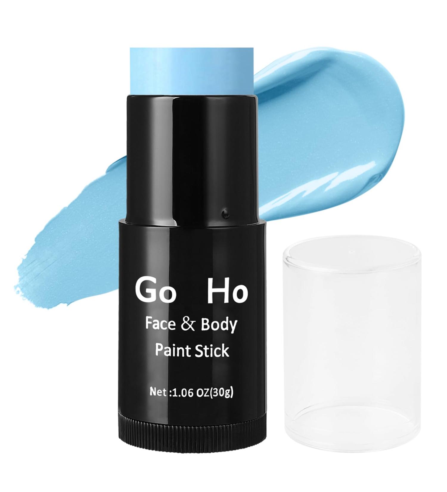 Go Ho Cream Sky Blue Blendable Stick - 1.06 oz - Light Blue Face & Body Paint Stick for Professional SFX Makeup - Buy Online on GoSupps.com