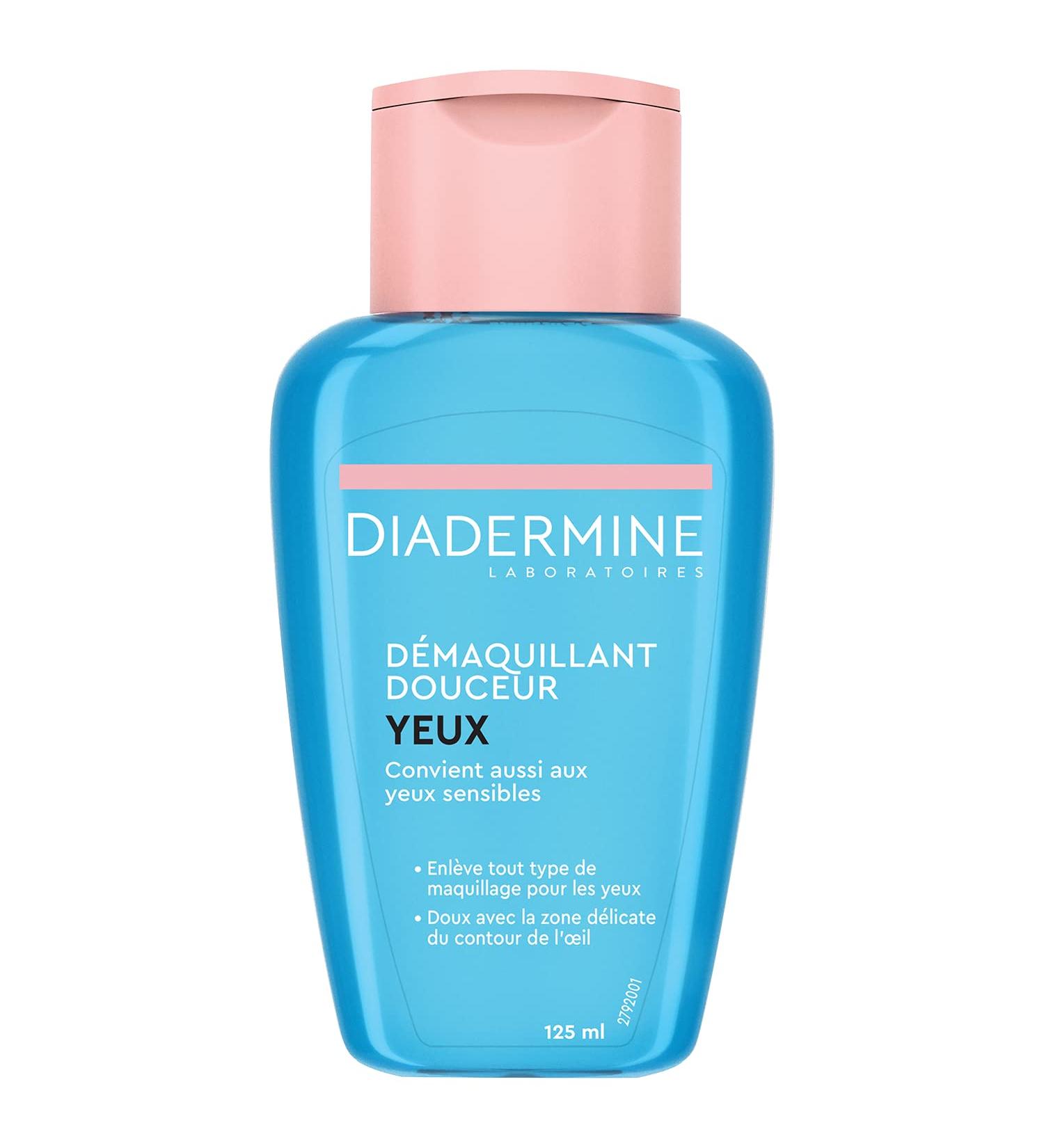 Diadermine - D maquillant Doux Yeux - Douceur - Retire efficacement le maquillage - Tous types de Peaux - Respectueux des Yeux et des Porteurs de Lentilles - Contenant de 125 ml - Buy Online on GoSupps.com
