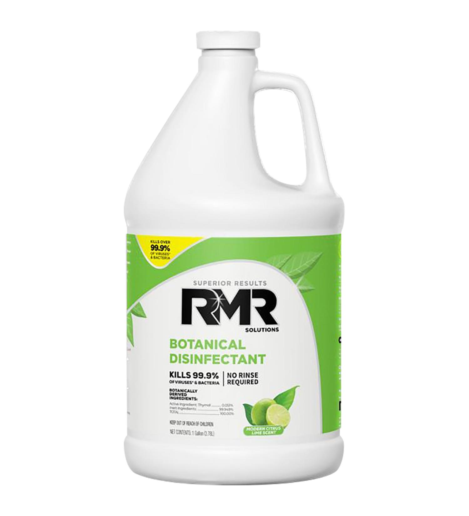 RMR Brands Botanical Disinfectant & Cleaner - Kills 99% of Bacteria & Viruses EPA Registered 1 Gallon Eco-Friendly Solution - Buy Online on GoSupps.com
