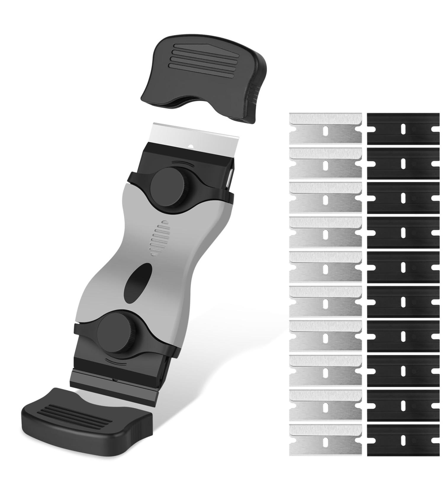 Flintronic Ceranium Field Scraper - Stainless Steel Blades for Induction Hob & Ceramic Glass | Kitchen Essential - Buy Online on GoSupps.com