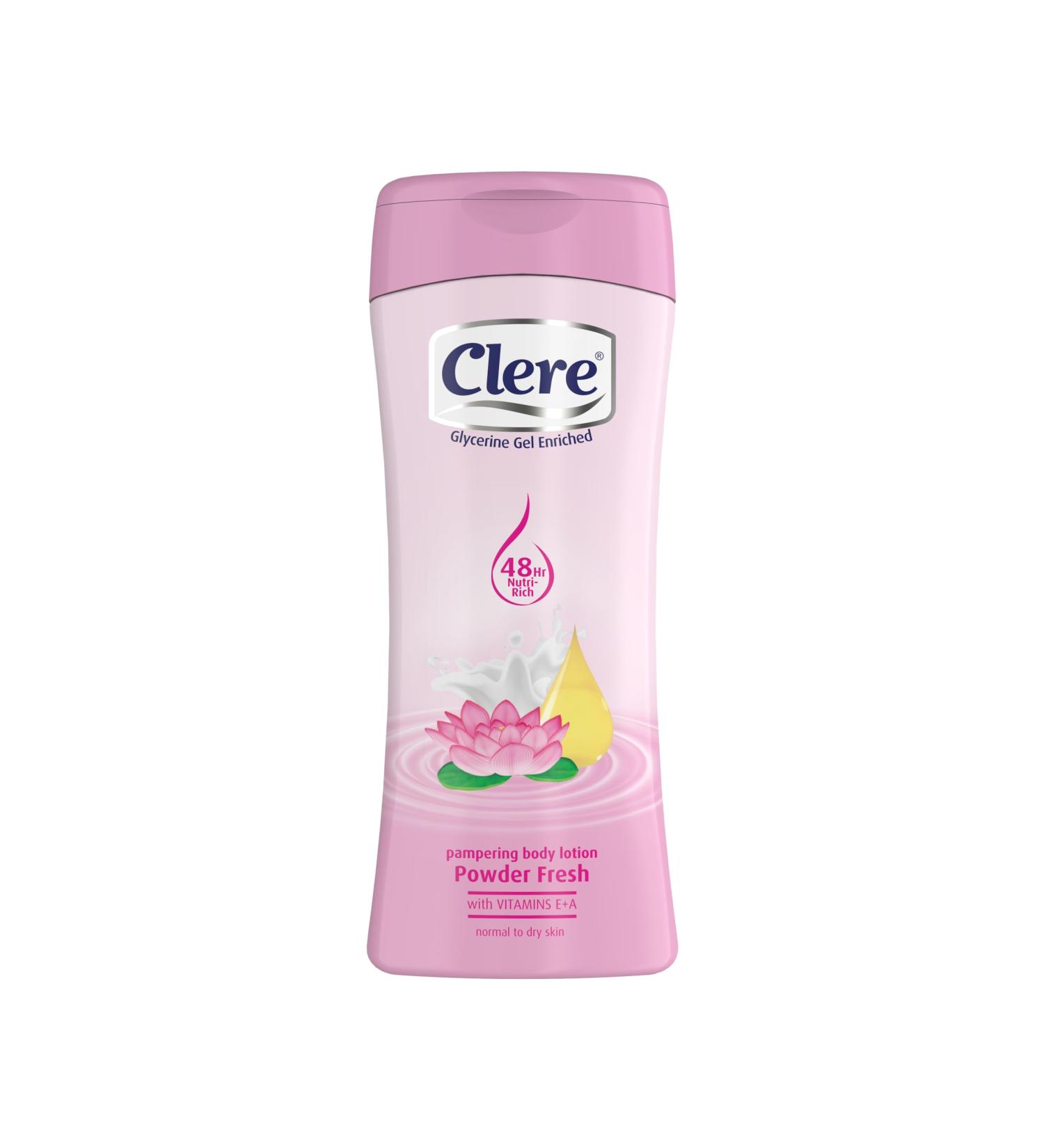 CLERE Nourishing Body Lotion - Powder Fresh - 400mL
