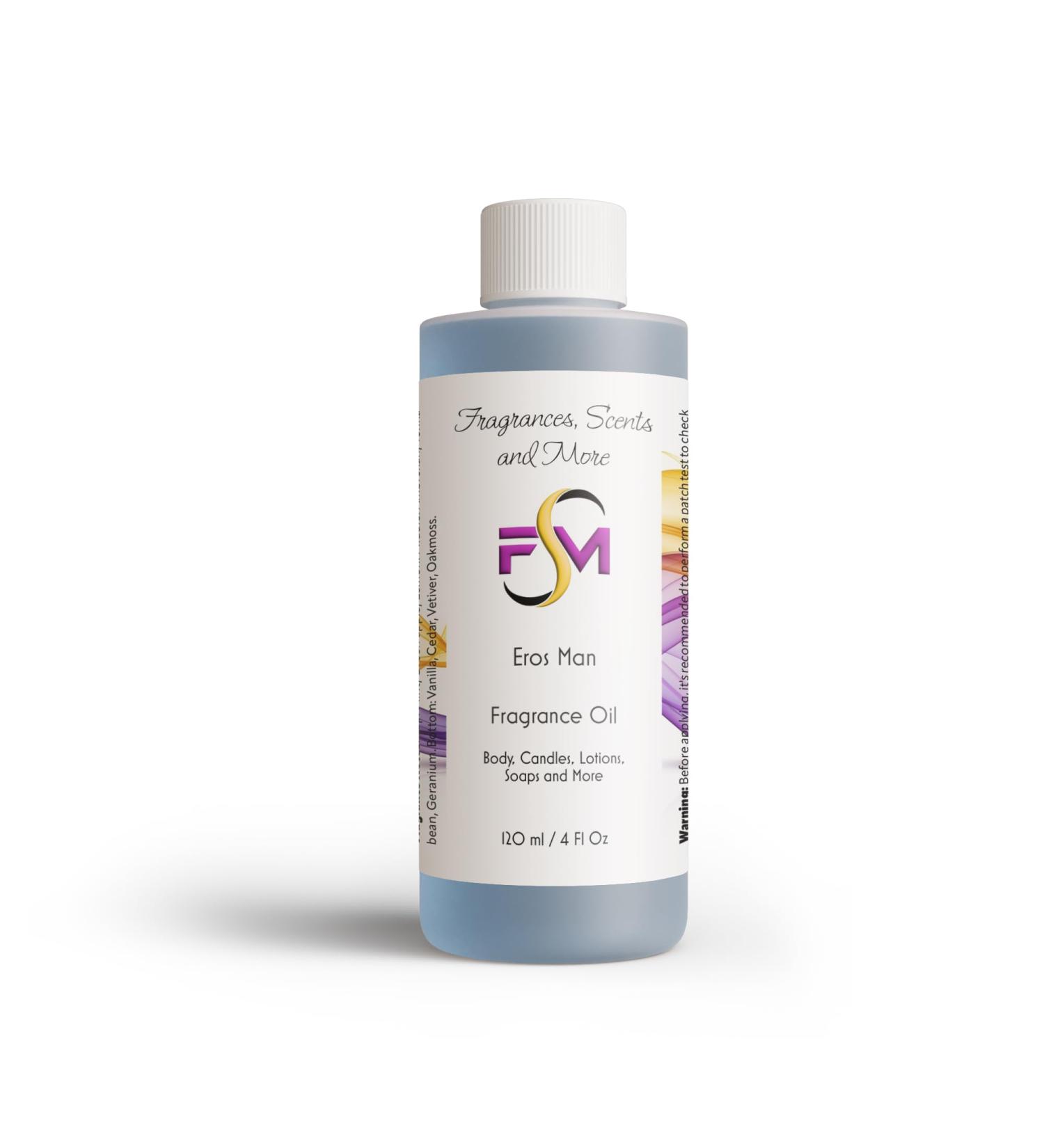Fragrances Scents and More Eros Man Fragrance Oil - 4 Fl Oz Plastic Bottle (120ml) - Buy Online on GoSupps.com