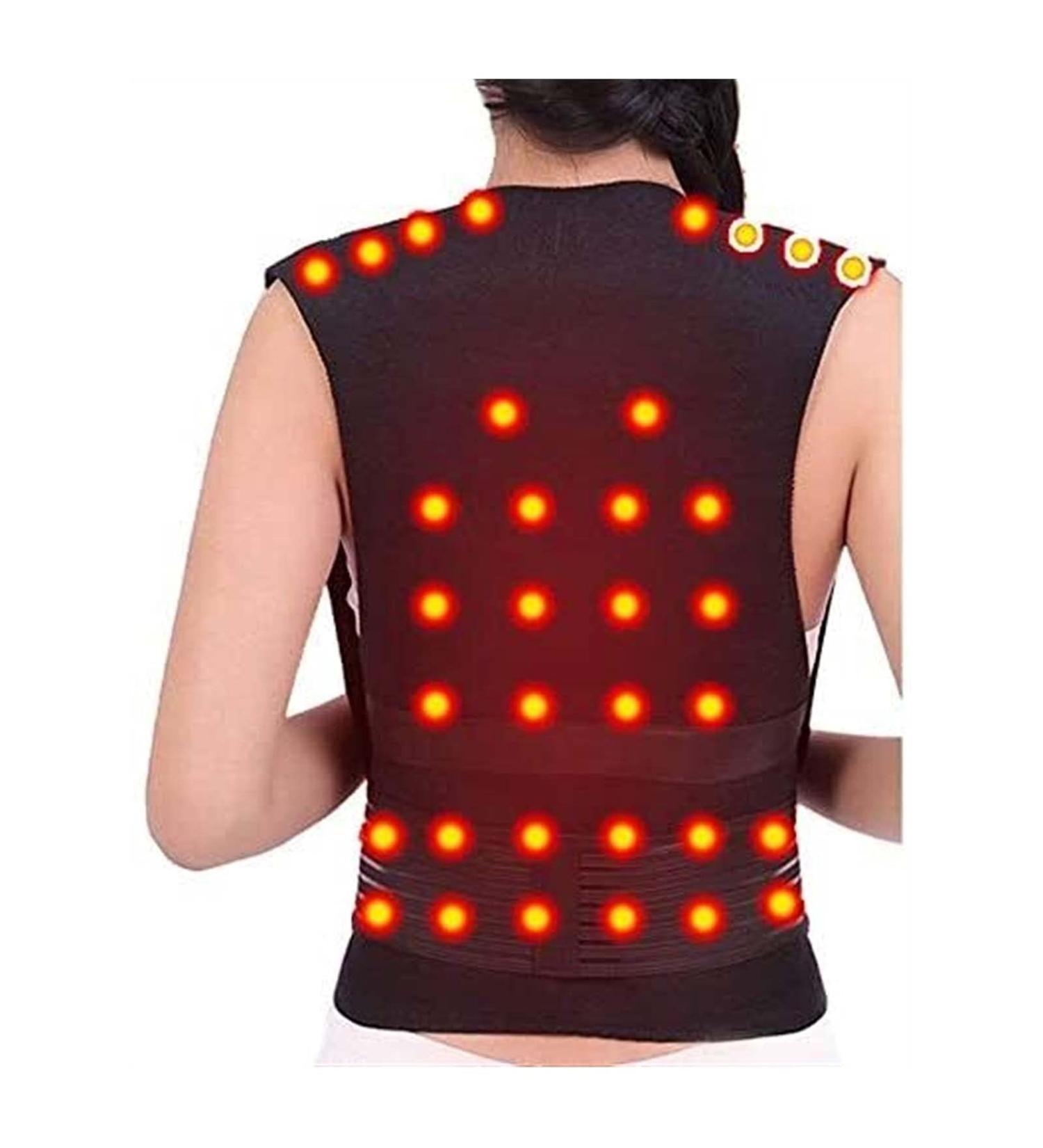 Tourmaline Self-Heating Back Support Brace Full Back Posture Corrector Spine Back Shoulder Lumbar Magnets Heating Therapy Belt Waist Brace (Size : Large) (X) (Large) - Buy Online on GoSupps.com