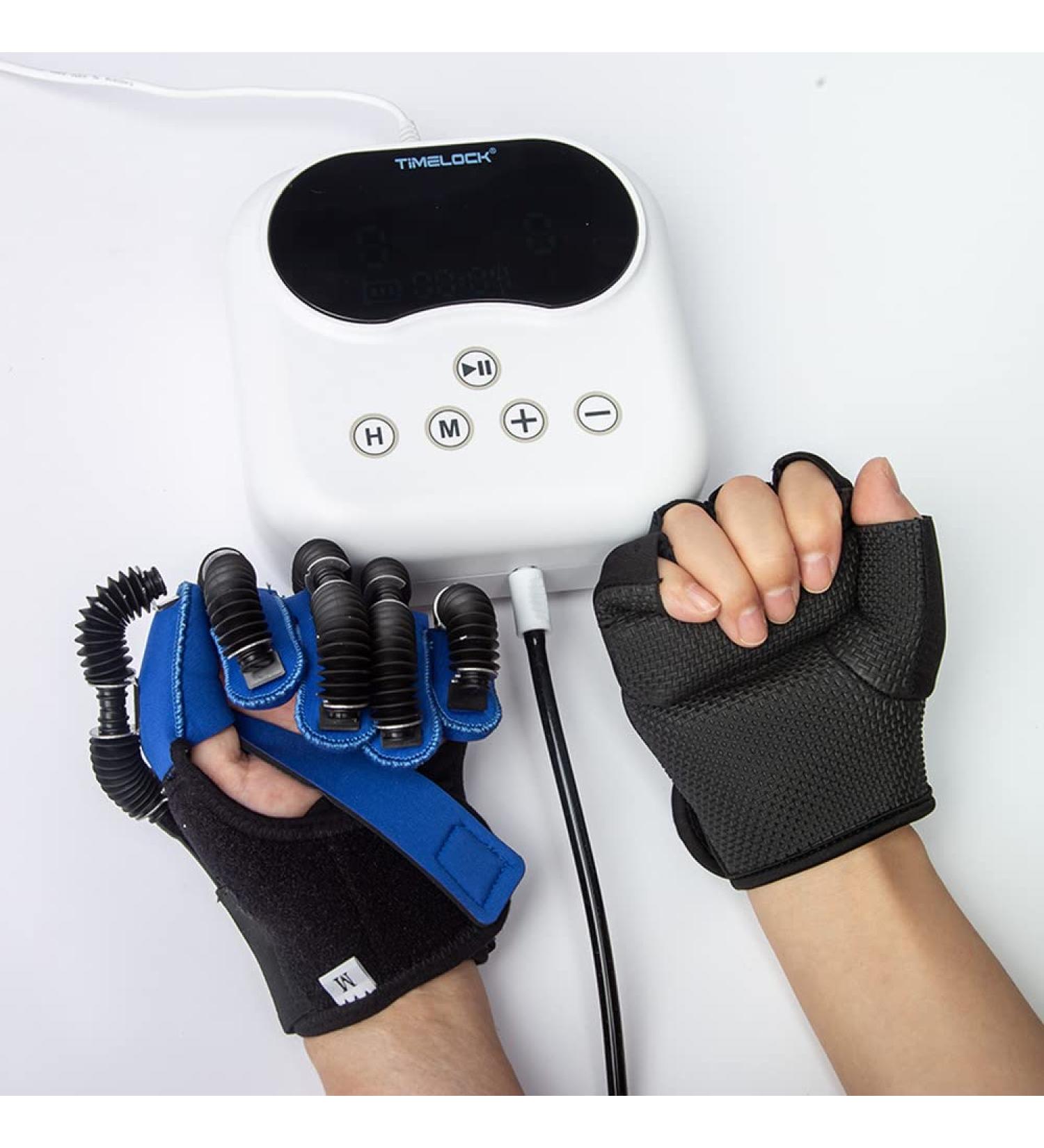 HemiplegiaStrokeArthritisHandFingerRehabilitationTrainerRobotRehabGlovesRestoreyExerciseEquipment Needed - Buy Online on GoSupps.com