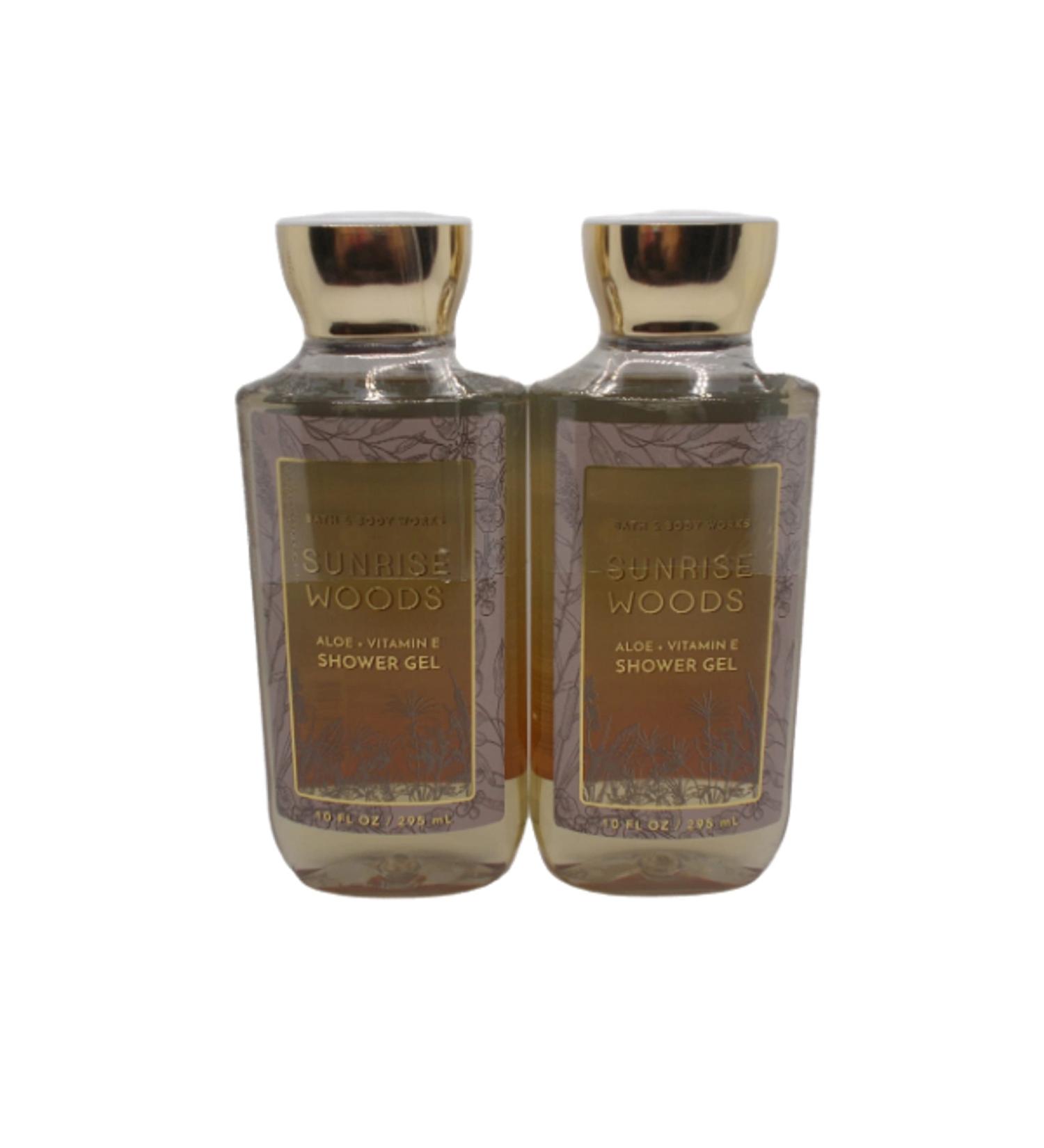 Bath and Body Works Gift Set - 2 x 10 Fl Oz Sunrise Woods Shower Gel | International Shipping Available - Buy Online on GoSupps.com