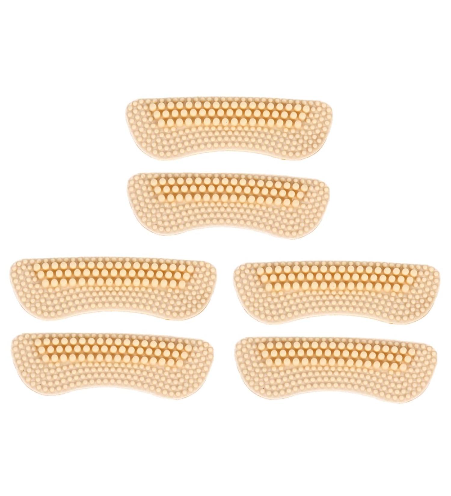 NOLITOY 3 Pairs Silicone Heel Posts - High Heel Toe Pads & Heel Protector | 4D Ladies Heel Back Insoles & Cushion Pads | Universal Heel Grips for Ultimate Comfort - Buy Online on GoSupps.com