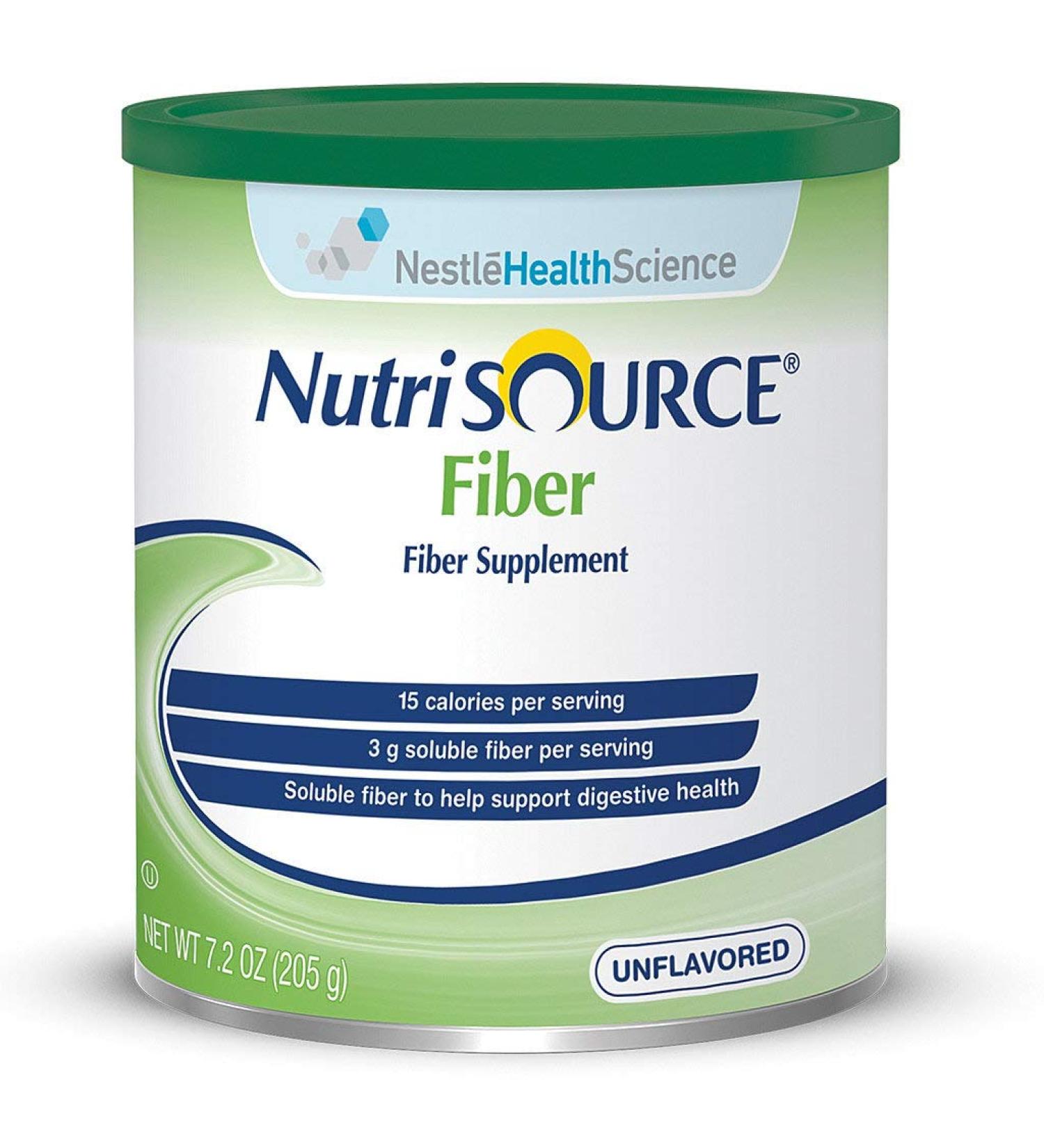Nutrisource Fiber Unflavored Powder Supplement 7.2 oz. Canister 1 Each (Single)