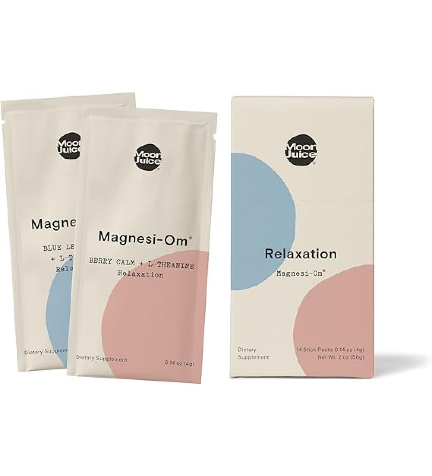 Moon Juice Magnesi Om Support Brain Health Magnesium Powder L Theanine 100% Traceable Vegan Non GMO 14 Servings - 0.14 Oz - Buy Online on GoSupps.com