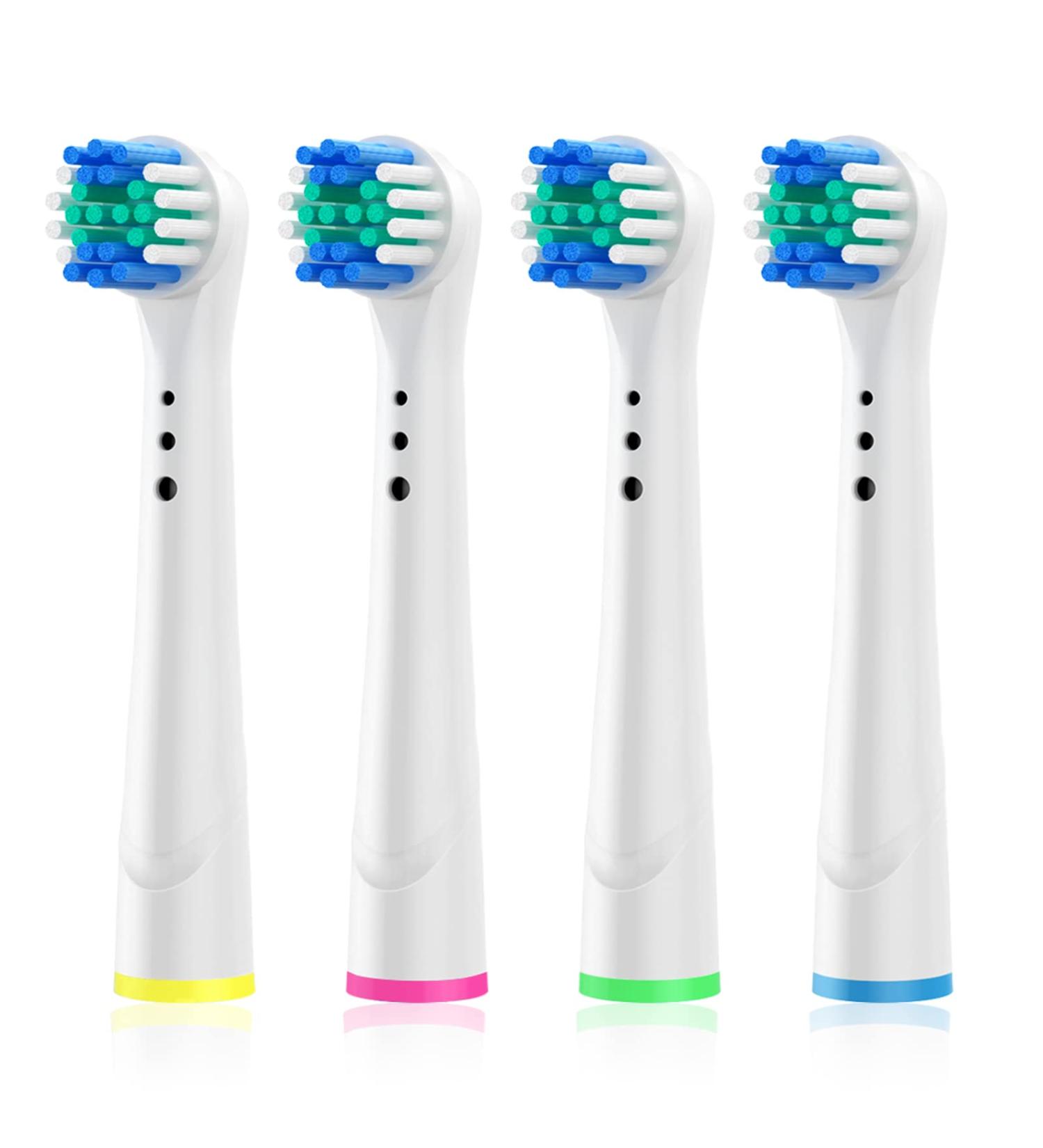 Oral B 4 Pack Electric Toothbrush Replacement Heads - Soft Dupont Bristles for Gum Health - 4 Pack - Buy Online on GoSupps.com