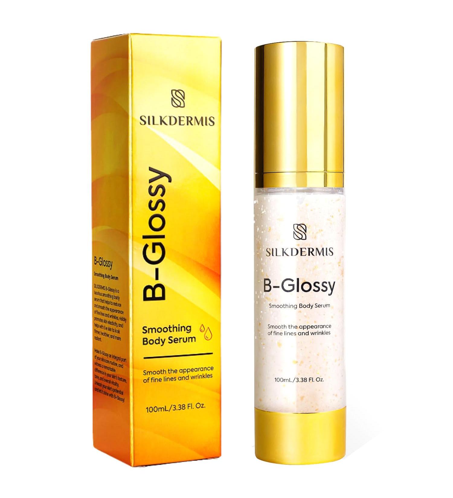 SILKDERMIS B Glossy Smoothing Body Serum for Silky Smooth Skin B Glossy Body Serum for Fine Lines and Wrinkles 100ML / 3.38Fl Oz - Buy Online on GoSupps.com