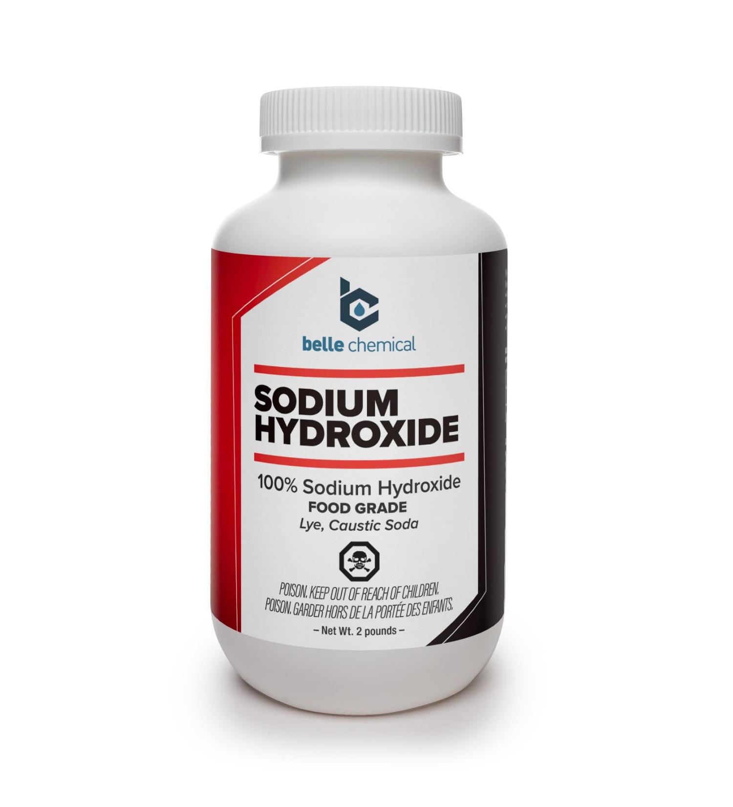 Sodium Hydroxide - Pure - Food Grade (Caustic Soda Lye) (2 Pound Jar)