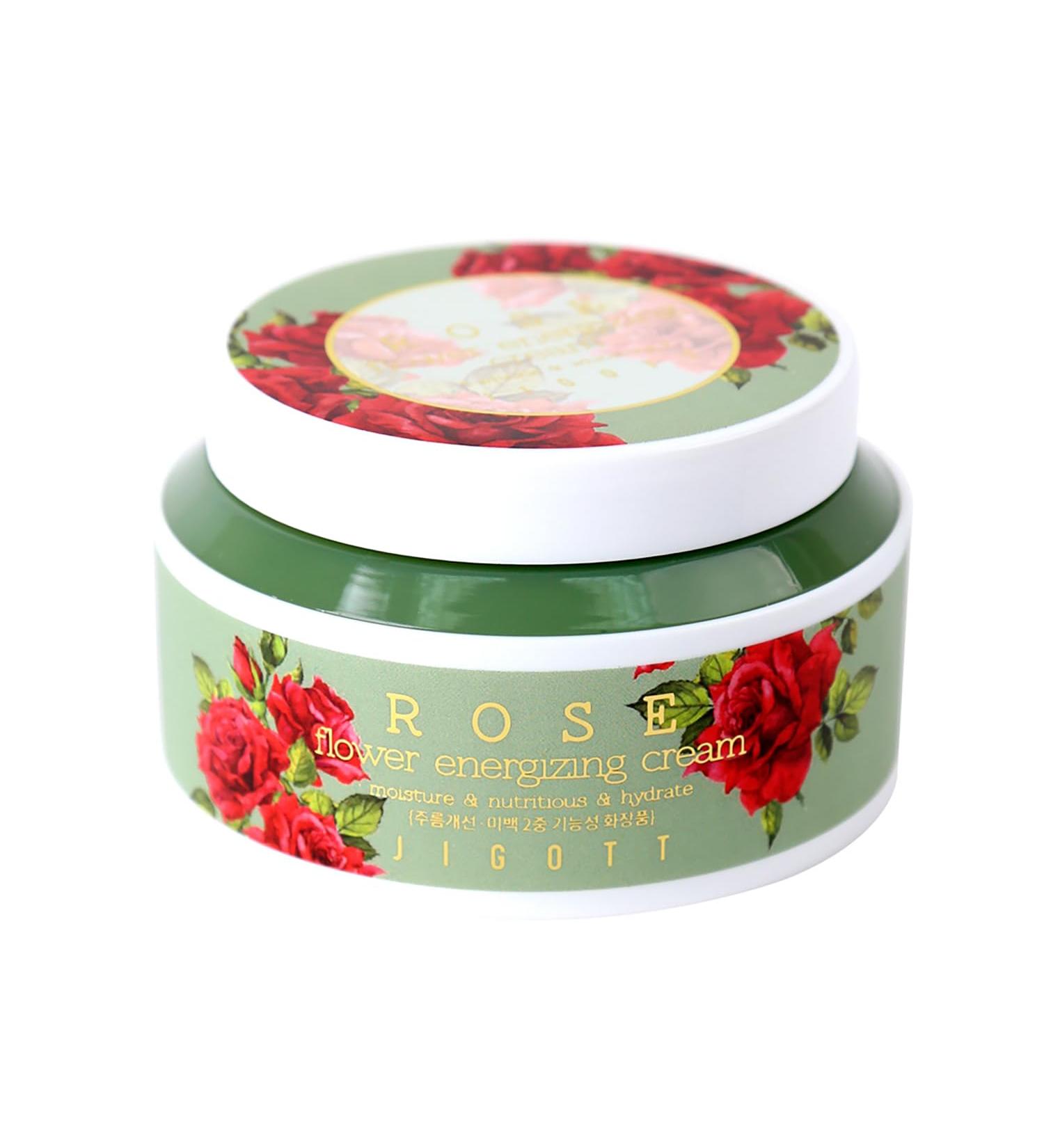 Rose Flower Energizing Cream 3.38 FL OZ - Hydrating Skincare for Glowing Skin | International Shipping - Buy Online on GoSupps.com