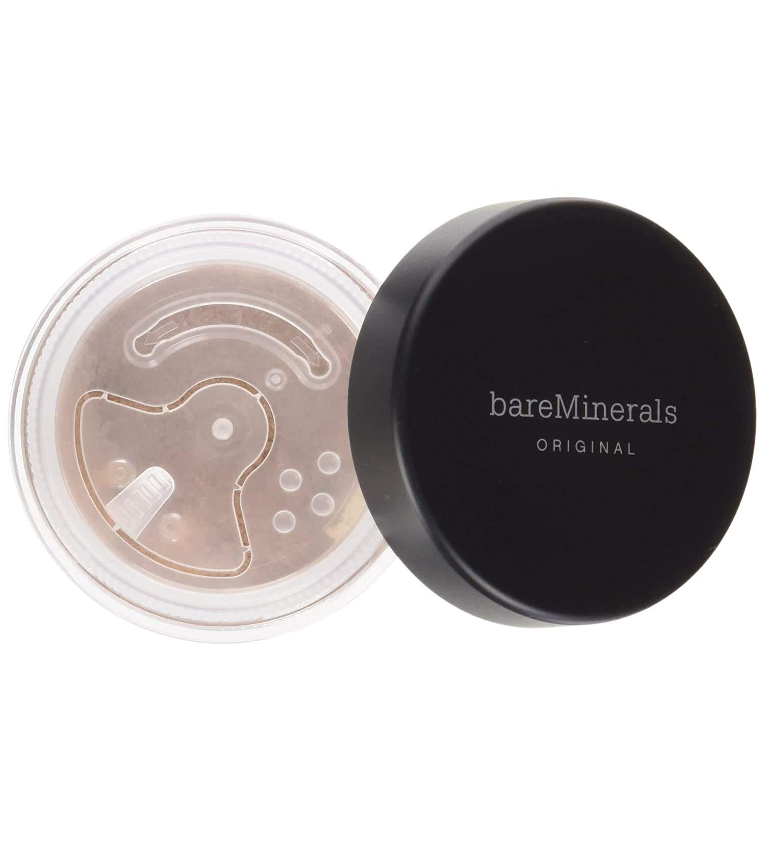 BareMinerals ORIGINAL Foundation Broad Spectrum SPF 15 - Medium - 8g/0.28 oz. Black  Clear 0.28 Ounce (Pack of 1)