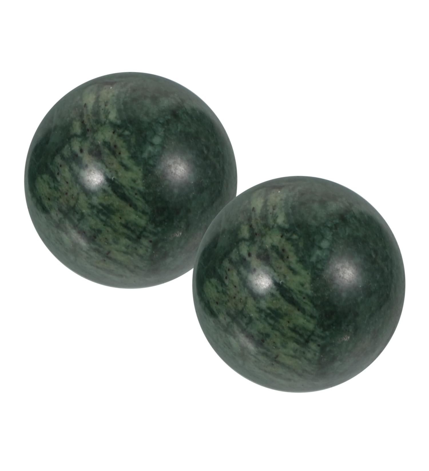 Buy Hapinary 2st Jade Fitness Handball - Silent Acupressure Balls Handmade Magnetic Baoding Tools for Training | International Shipping - Buy Online on GoSupps.com