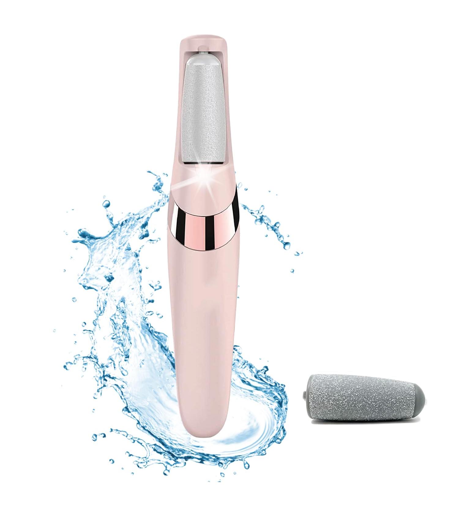 Electric Foot File Electric Foot Callus Remover USB Rechargeable Waterproof Hard Skin Remover Foot with 2 Rollers 2 Speed LED Light Professional Pedicure Tool for feet Cracked Heels - Buy Online on GoSupps.com