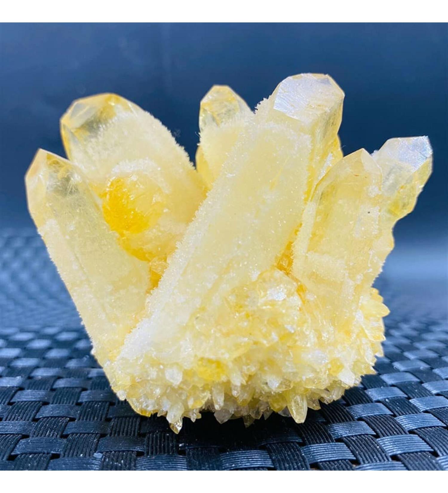 Natural Crystal Rough Natural Yellow Ghost Ghost Quartz Crystal Cluster Rock Beautiful Natural Crystal Stone QINTINYIN (Color : 400-450g) - Buy Online on GoSupps.com