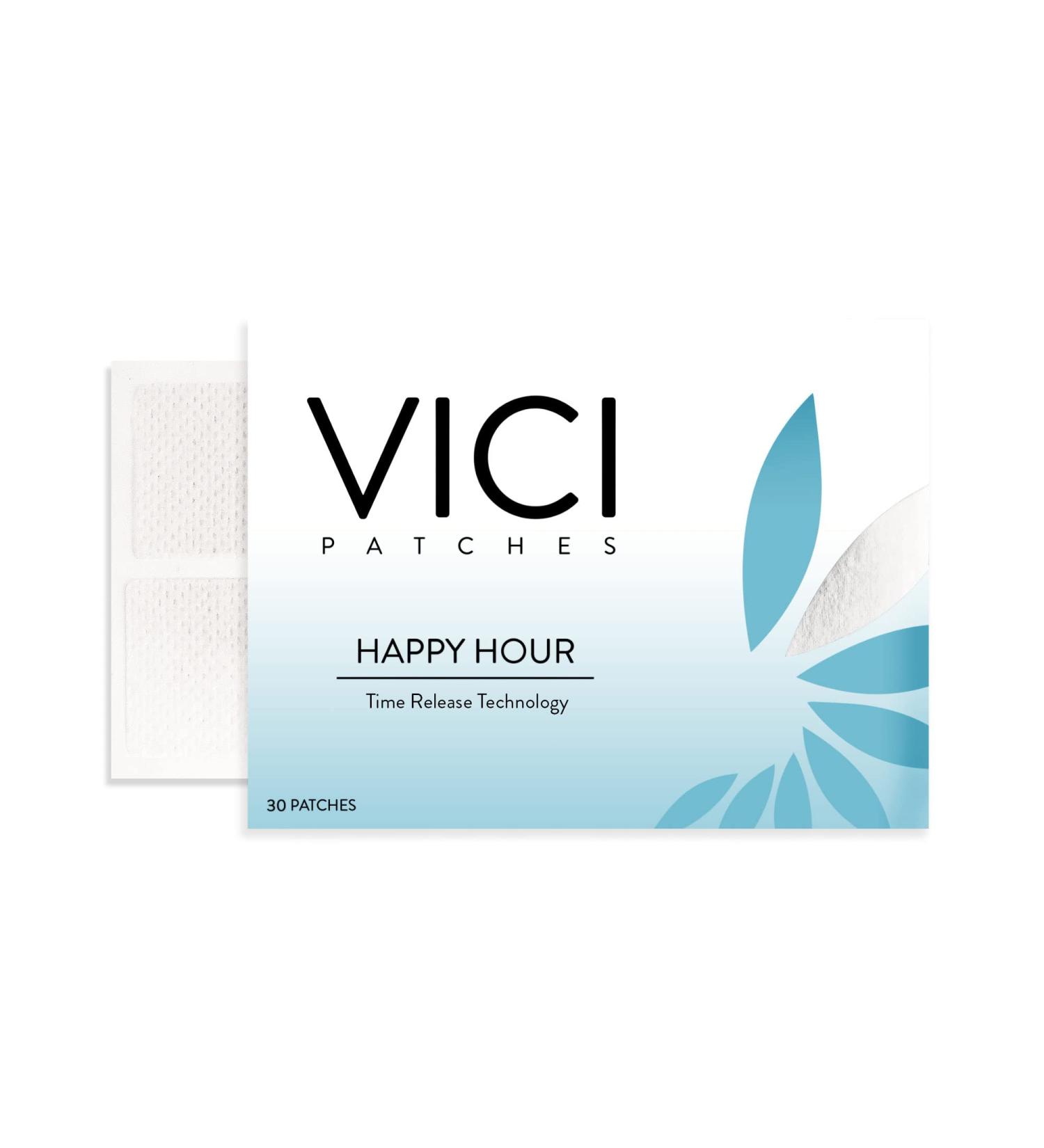 Vici Wellness Happy Hour Patches - Improve Mood & Wellness | 30 Count | International Shipping Available - Buy Online on GoSupps.com