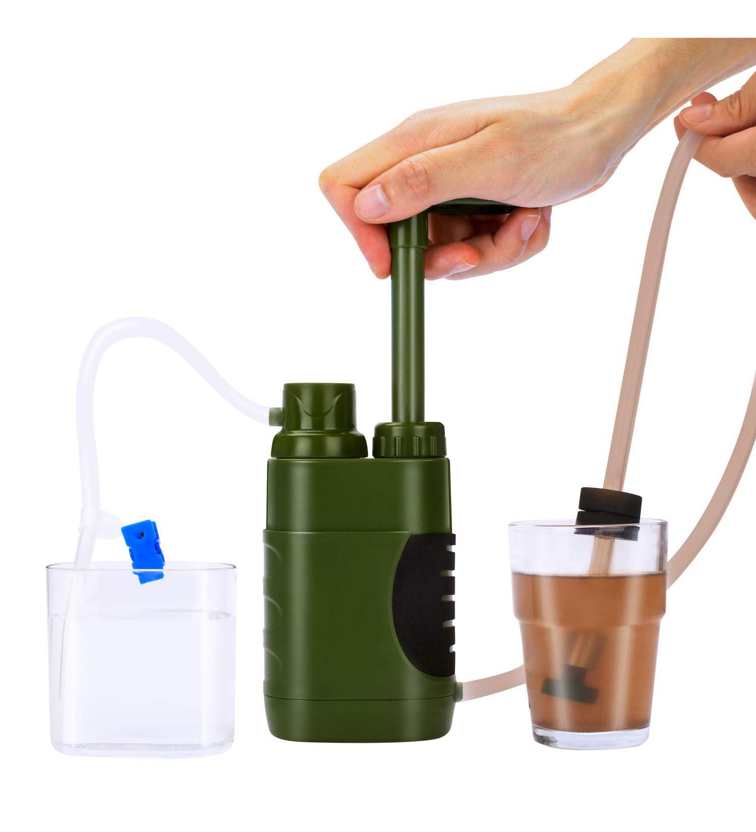 Buy Nevytol Portable Water Filter - 5000L Capacity Removes 99.99% Viruses & Heavy Metals - Ideal for Camping Hiking Emergencies - Buy Online on GoSupps.com