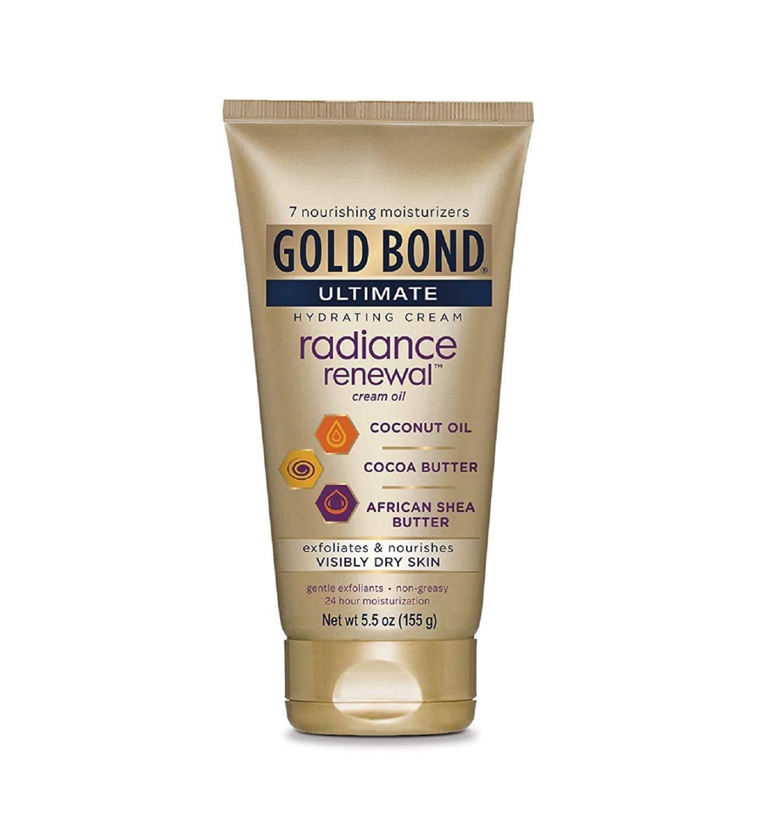 Gold Bond Ultimate Radiance Renewal Cream Oil 5.5oz (Pack of 2) - Hydrating Body Moisturizer - Buy Online on GoSupps.com
