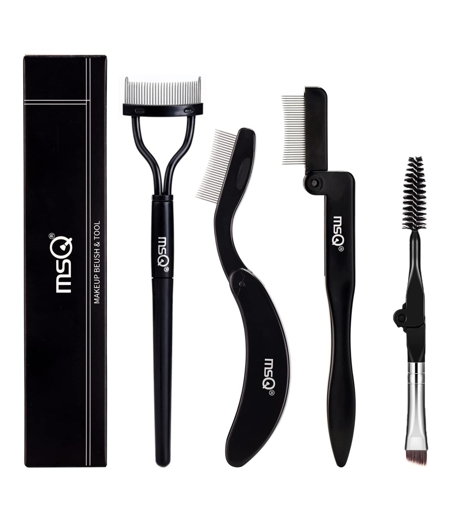 MSQ Eyebrow Brush and Comb Set - Professional Mascara Brushes and Eye Makeup Tools - Buy Online on GoSupps.com
