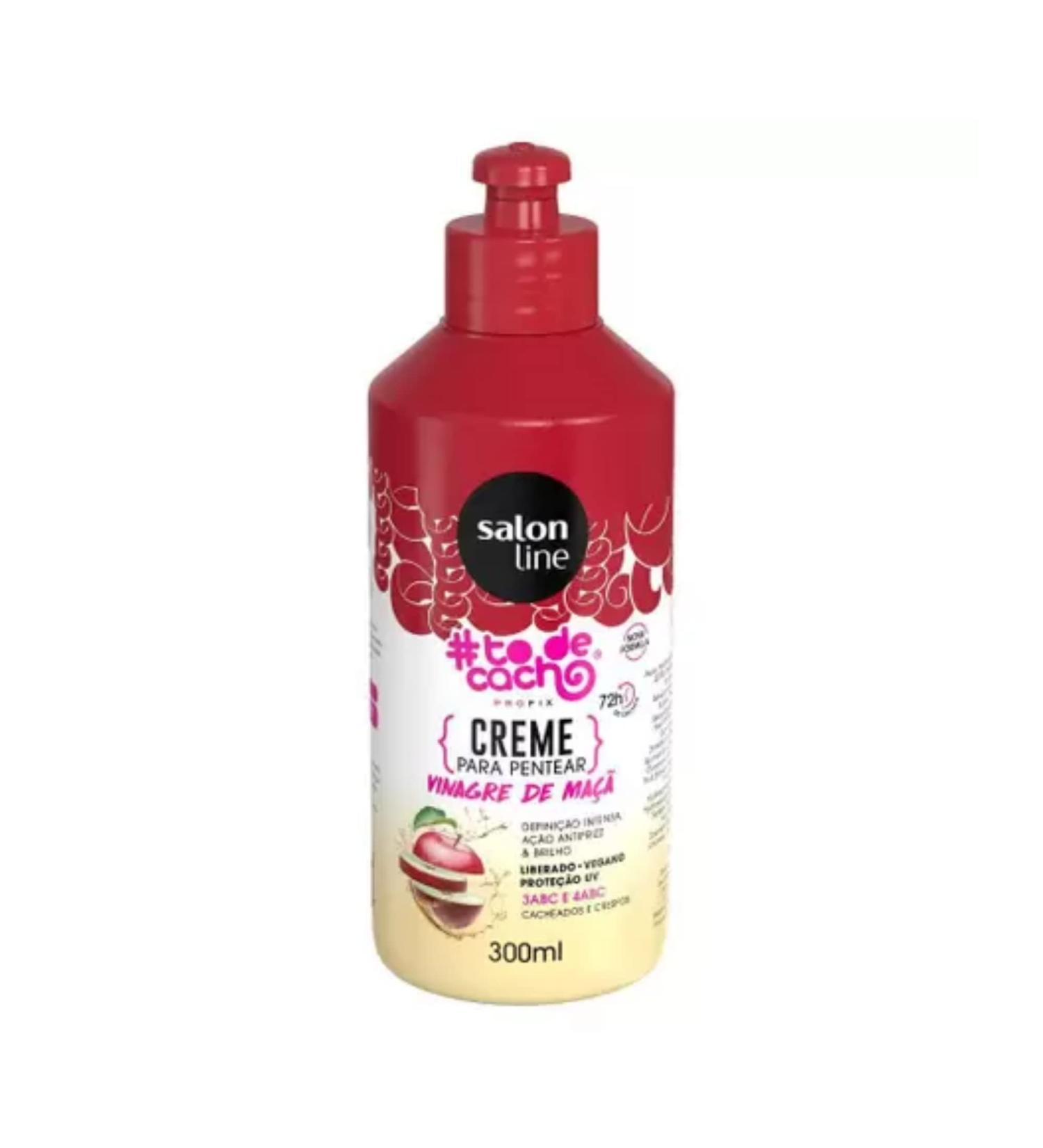 Salon Line Apple Cider Vinegar Combing Cream 300ml - #ToDeCacho Collection - Buy Online on GoSupps.com