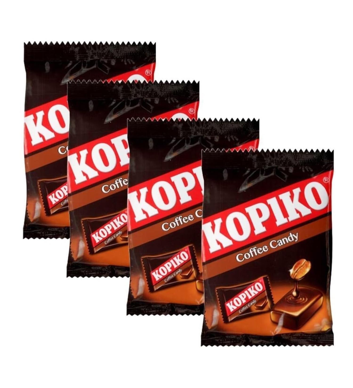 Kopiko Coffee Hard Candy Original Coffee 100g x 4 Bundle (Pack of 4)