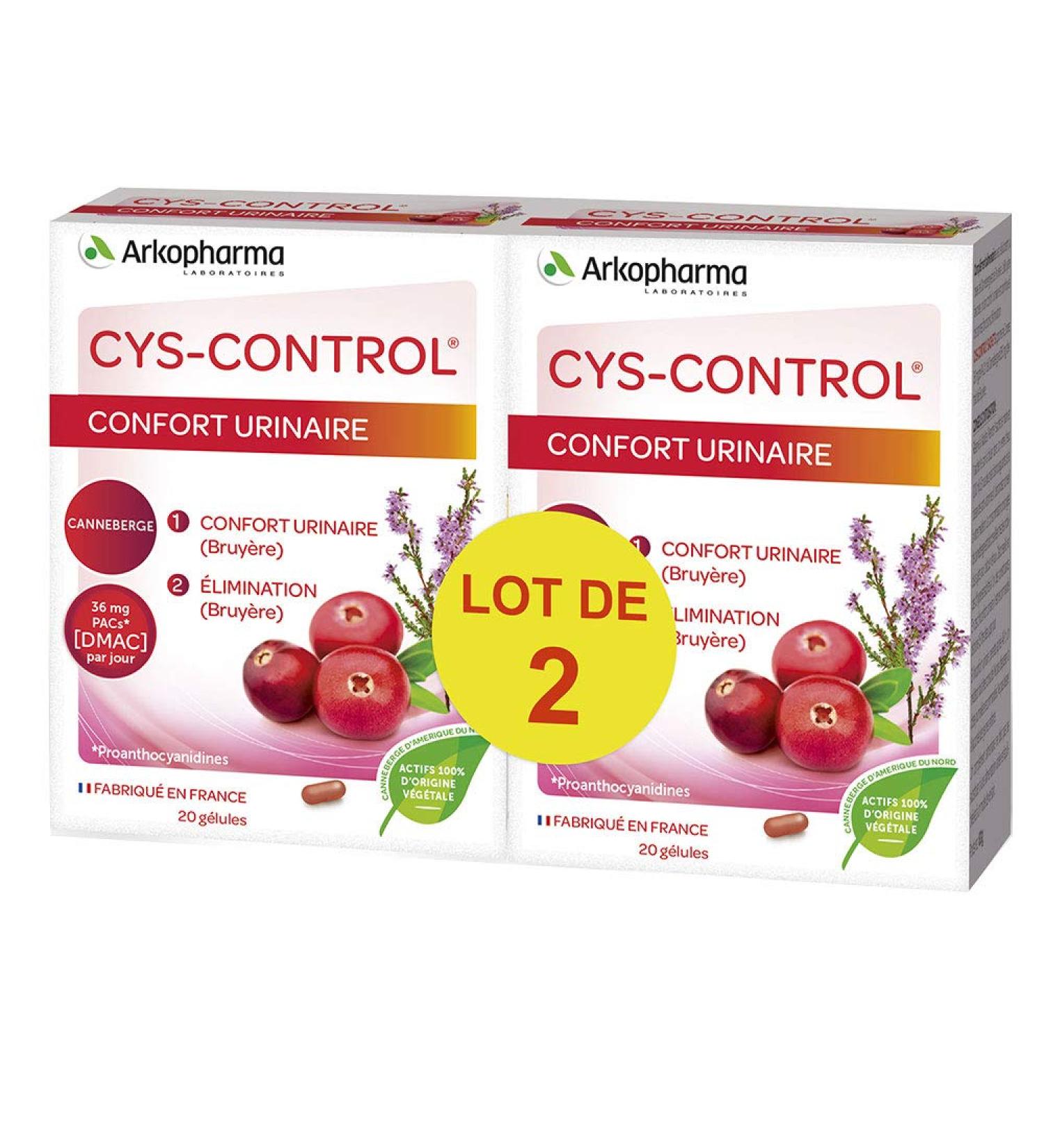 Arkopharma - Urinary Comfort 2x20 Cys-control Capsules Arkopharma