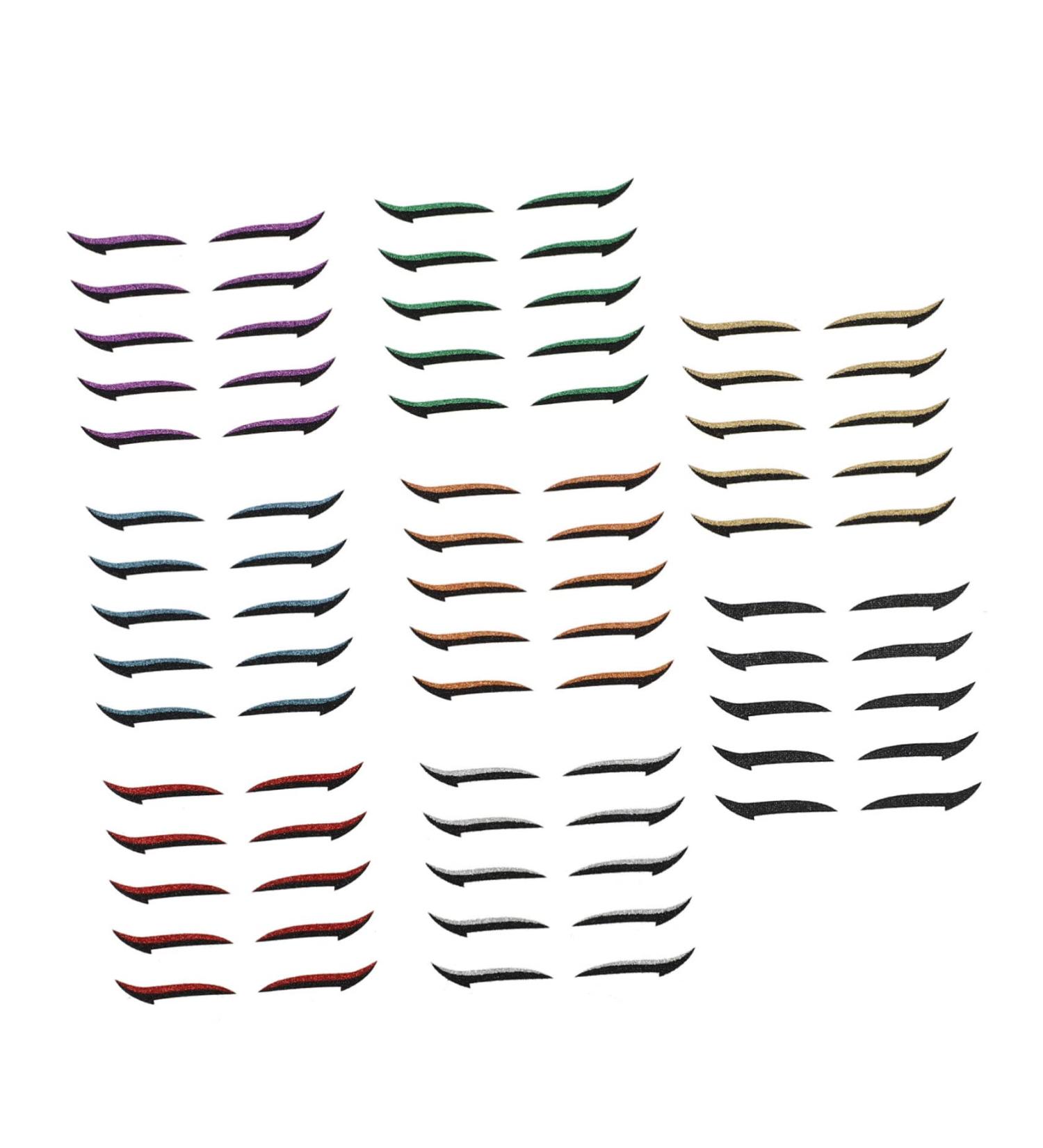 Outanaya 40 pairs Reusable Stickers Tools Makeup Eyelid Eyeliner Plastic Skin Eye Double Tapes Shadow - Buy Online on GoSupps.com