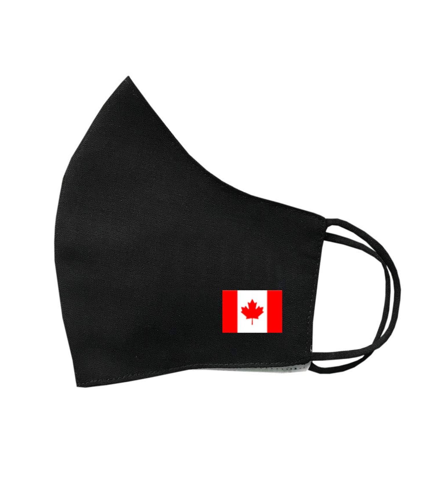 SET OF 4 X Canada Flag Cotton Face Mask Protective Covering Washable Reusable Breathable Cover Canadian Flag Mask