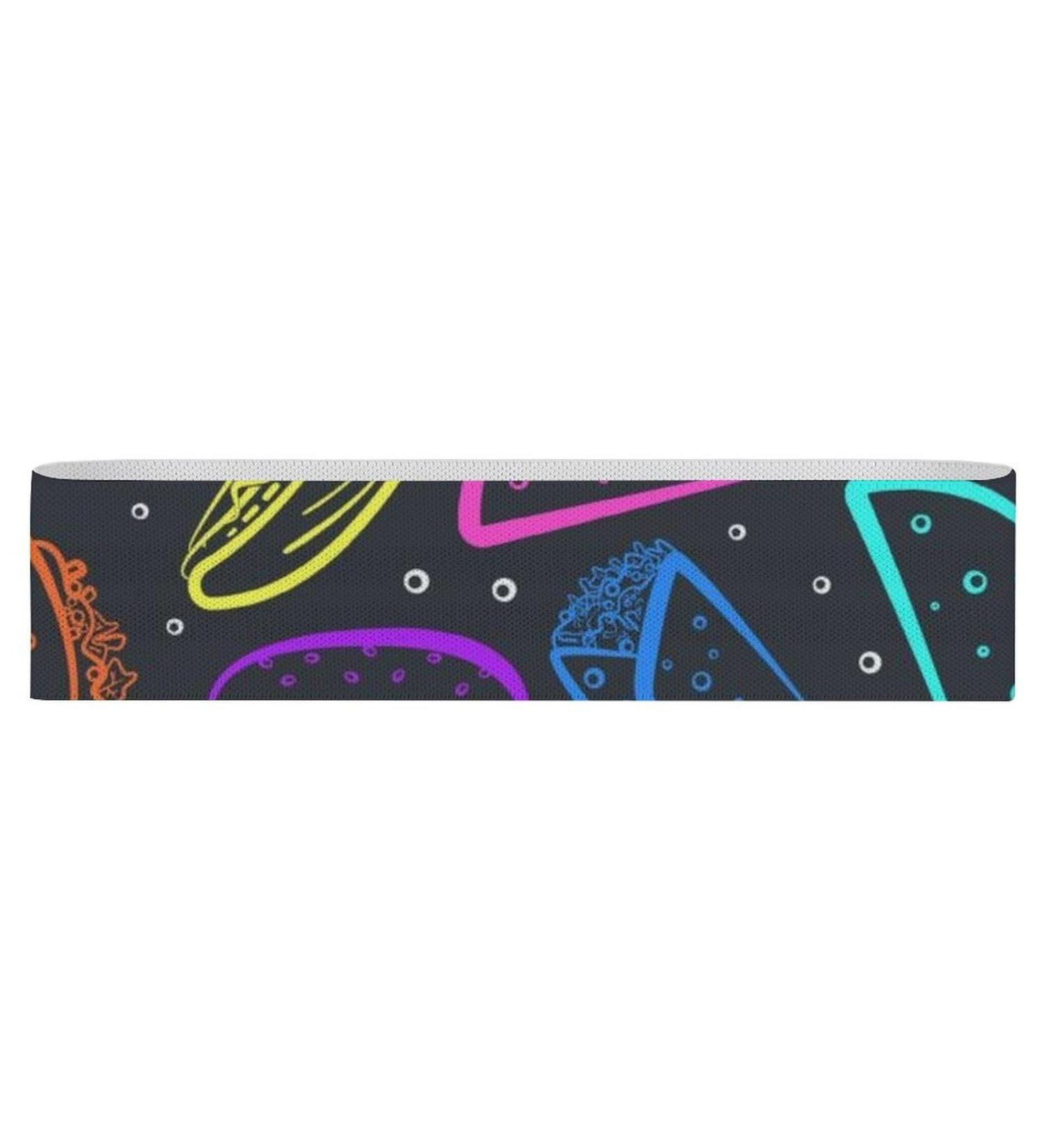 Buy Colour Taco & Burger Yoga Workout Bands | Comfort Legs & Booty Resistance Straps for Physical Therapy - International Shipping Available - Buy Online on GoSupps.com