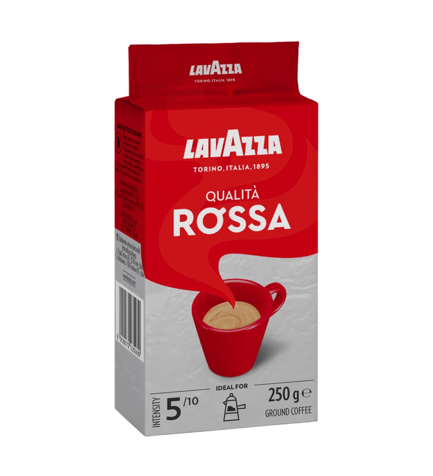 Buy Lavazza Qualit Rossa Coffee Beans - 12x1kg Intensity 5/10 Medium Roast - Chocolate & Dried Fruit Aroma - International Shipping Available - Buy Online on GoSupps.com