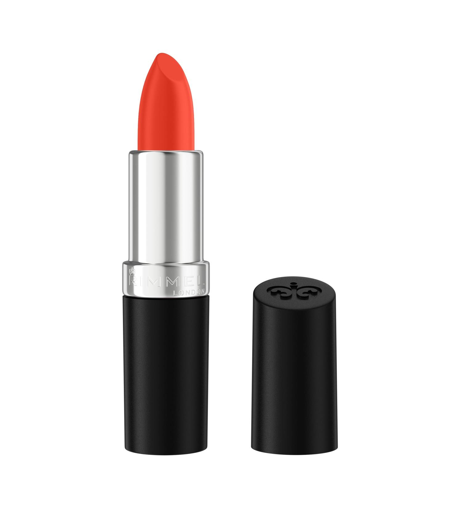 Rimmel Lasting Finish Lipstick 310 Regent Street Red creamy satin finish 8 hour long wear comfortable formula rich pigment - Buy Online on GoSupps.com