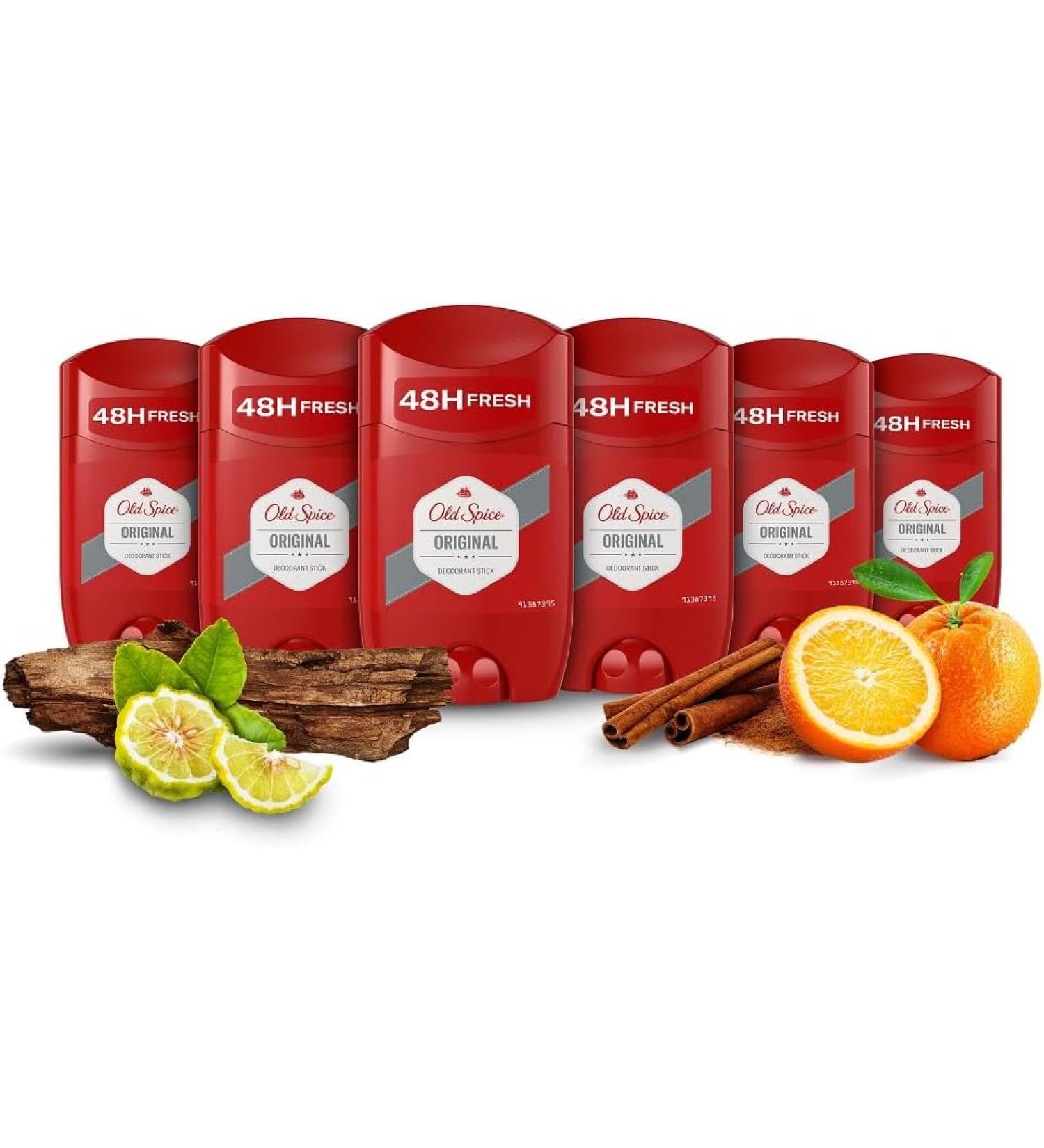 Old Spice Original Deodorant Stick Aloe Vera 6 x 50 ml - Buy Online on GoSupps.com