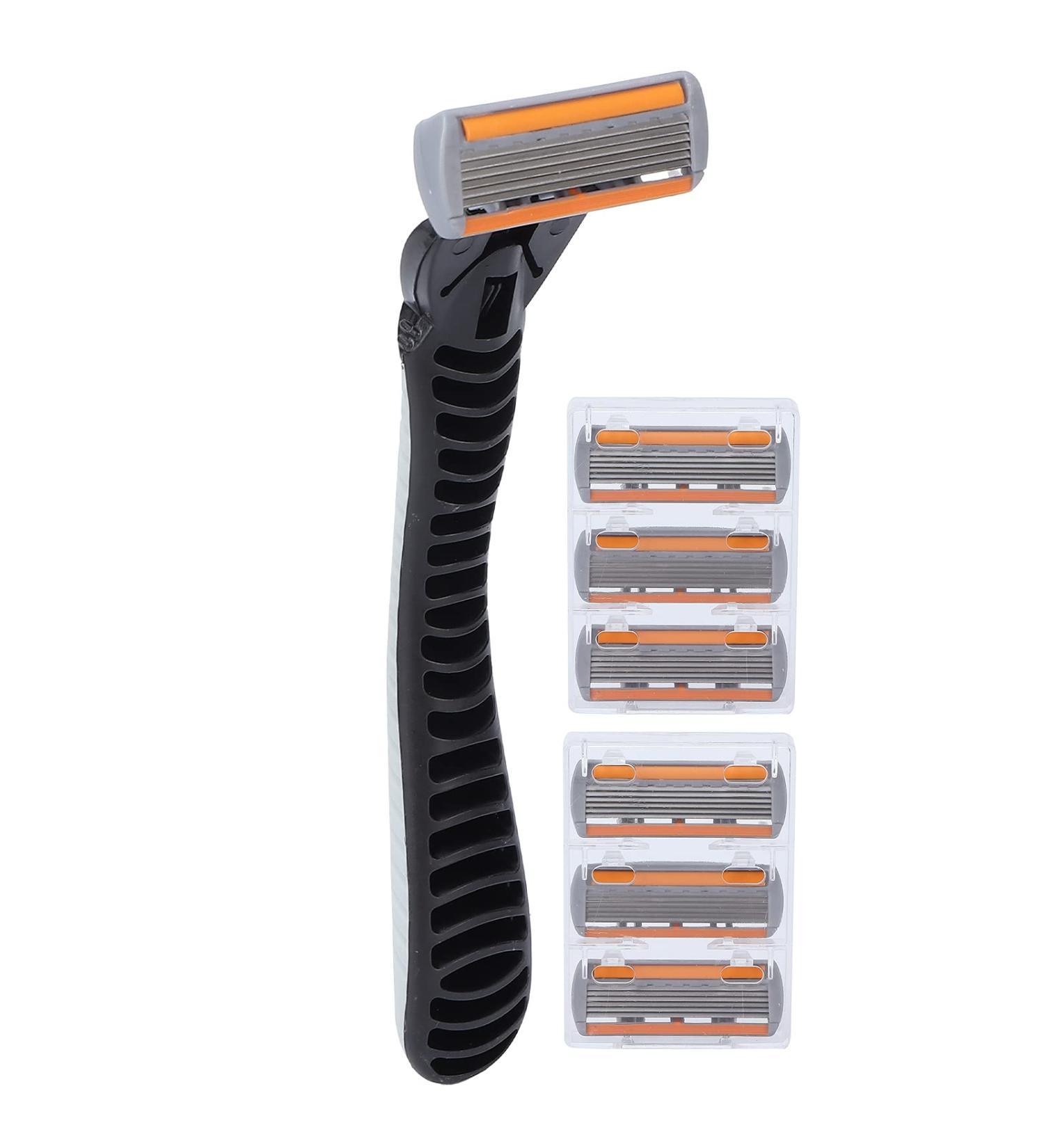 Buy Six Blade Razor | Streamline Men's Washable Razor for Home & Travel Sharp & Efficient - Buy Online on GoSupps.com