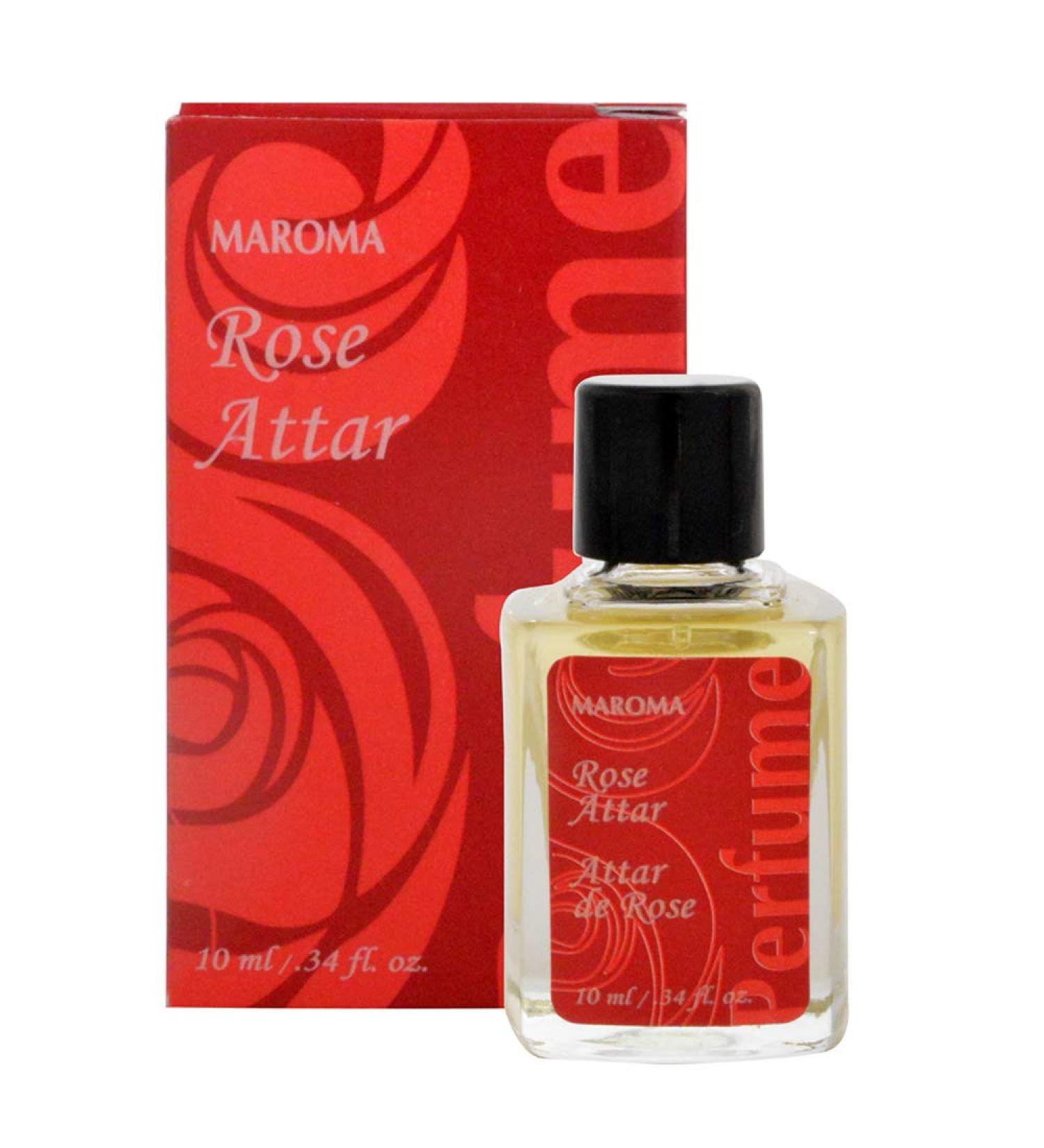 Maroma Fragrance Rose Attar .34 Fluid Ounce Rose 0.34 Fl Oz (Pack of 1) - Buy Online on GoSupps.com