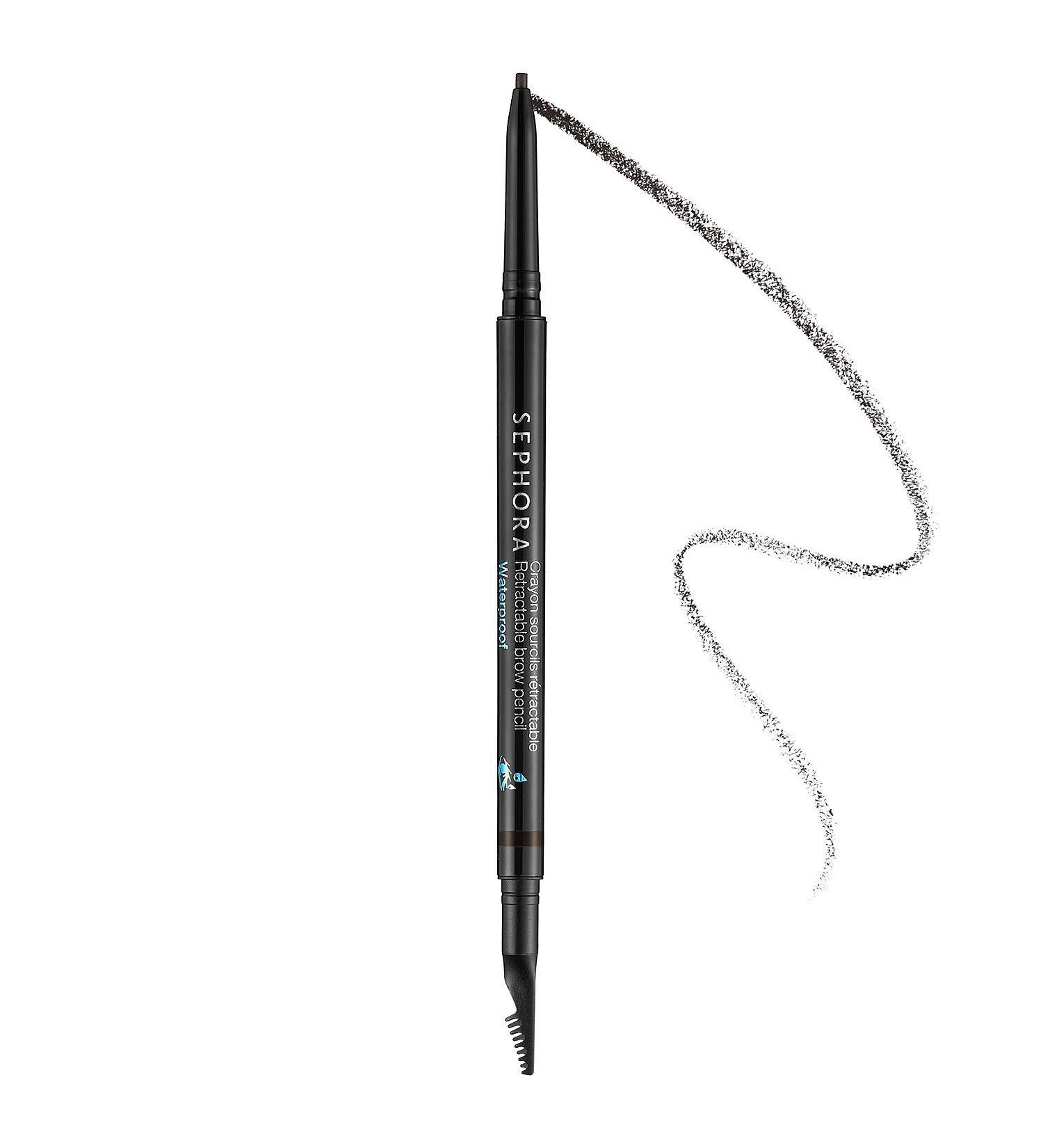 Sephora Collection Retractable Brow Pencil - Waterproof Soft Charcoal