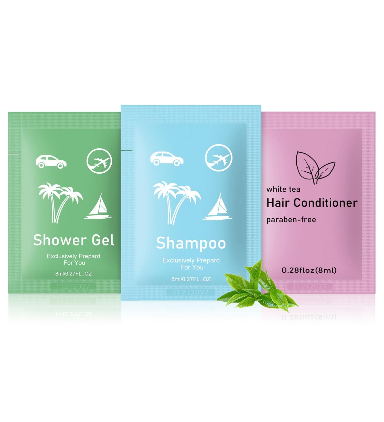 Body Wash Shampoo Conditioner Set Travel 0.28fl Oz Travel Size Shower Gel Set Shampoo and Conditioner Travel Bulk Hotel Supplies Bulk Hygiene Kits for Homeless Guests Hotel (20) - Buy Online on GoSupps.com
