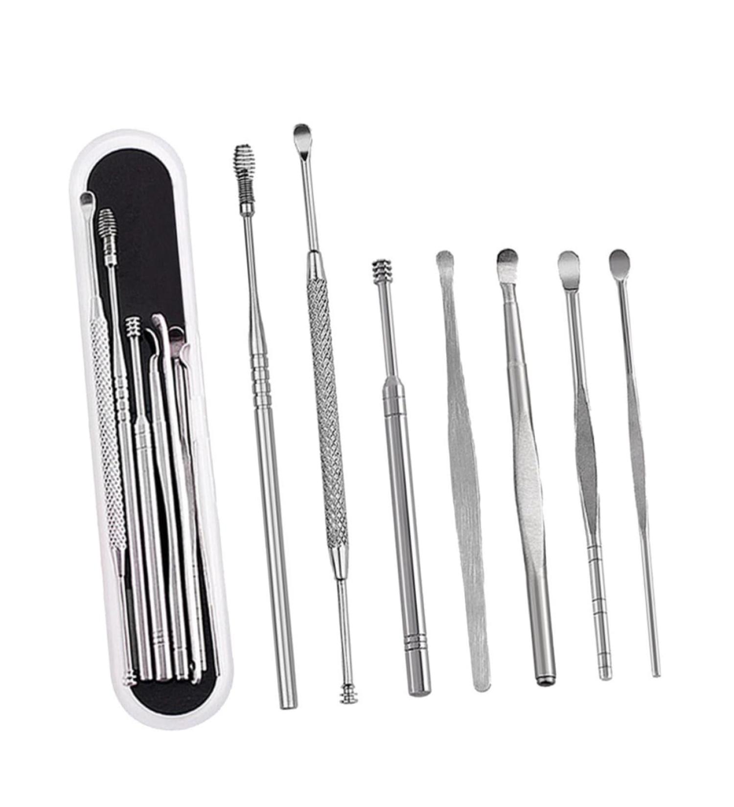 SEWOART 7pcs/Set Multi-Functional Remover Tool Scoop Double-Ended Design for Safe Wax Removal - Buy Online on GoSupps.com