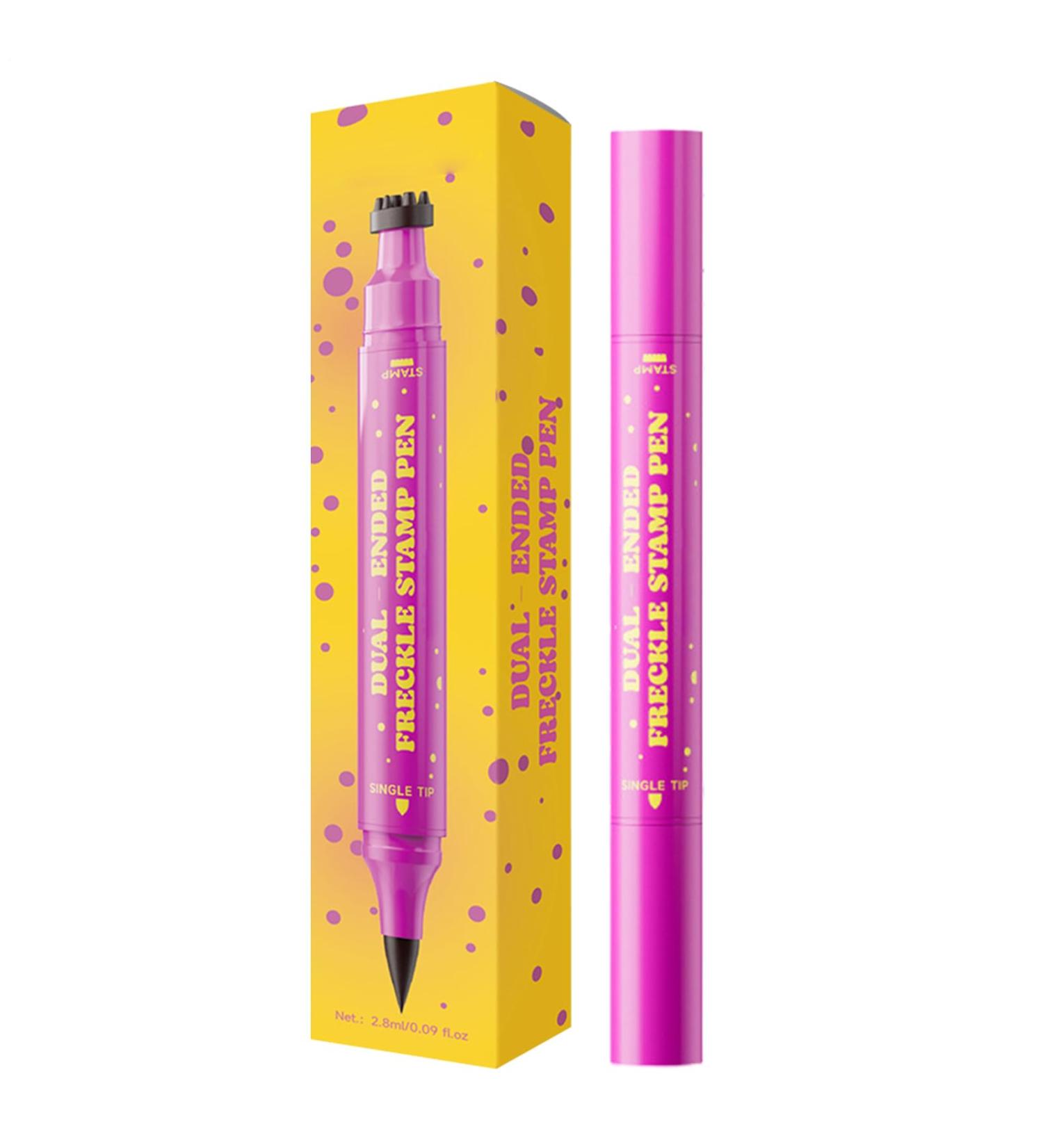 Fake Freckles Face Pen for Dots Waterproof 2 in 1 Fake Freckles Stamps Eyeliner Long Lasting for Skin Care and Beauty Women and Girls Natural Look Social - Buy Online on GoSupps.com
