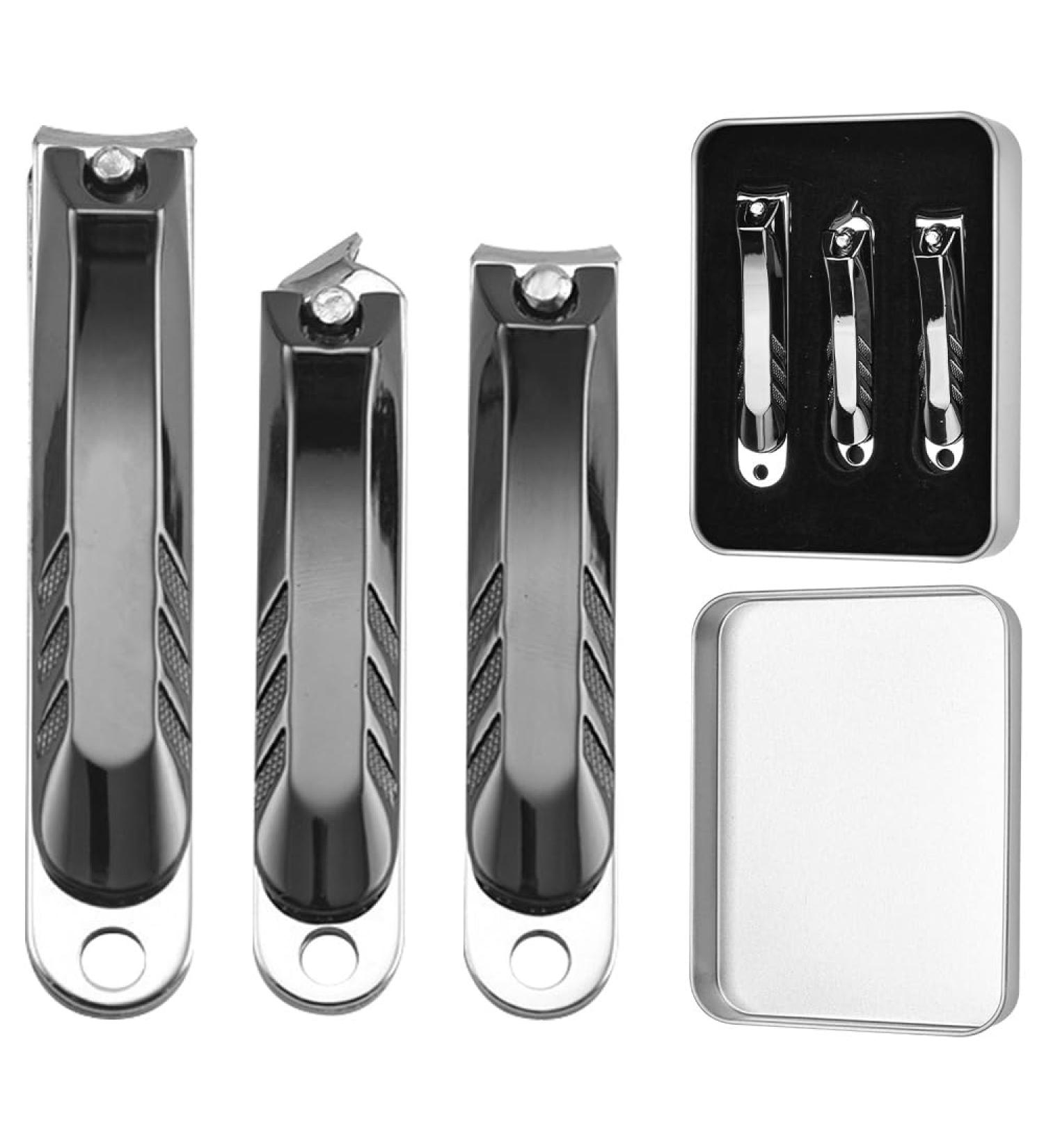 Buy Caredgo 3-Piece Nail Clip Set - Durable Nail Cutters for Toes & Fingernails | Ideal for Toothed Nails | International Shipping - Buy Online on GoSupps.com
