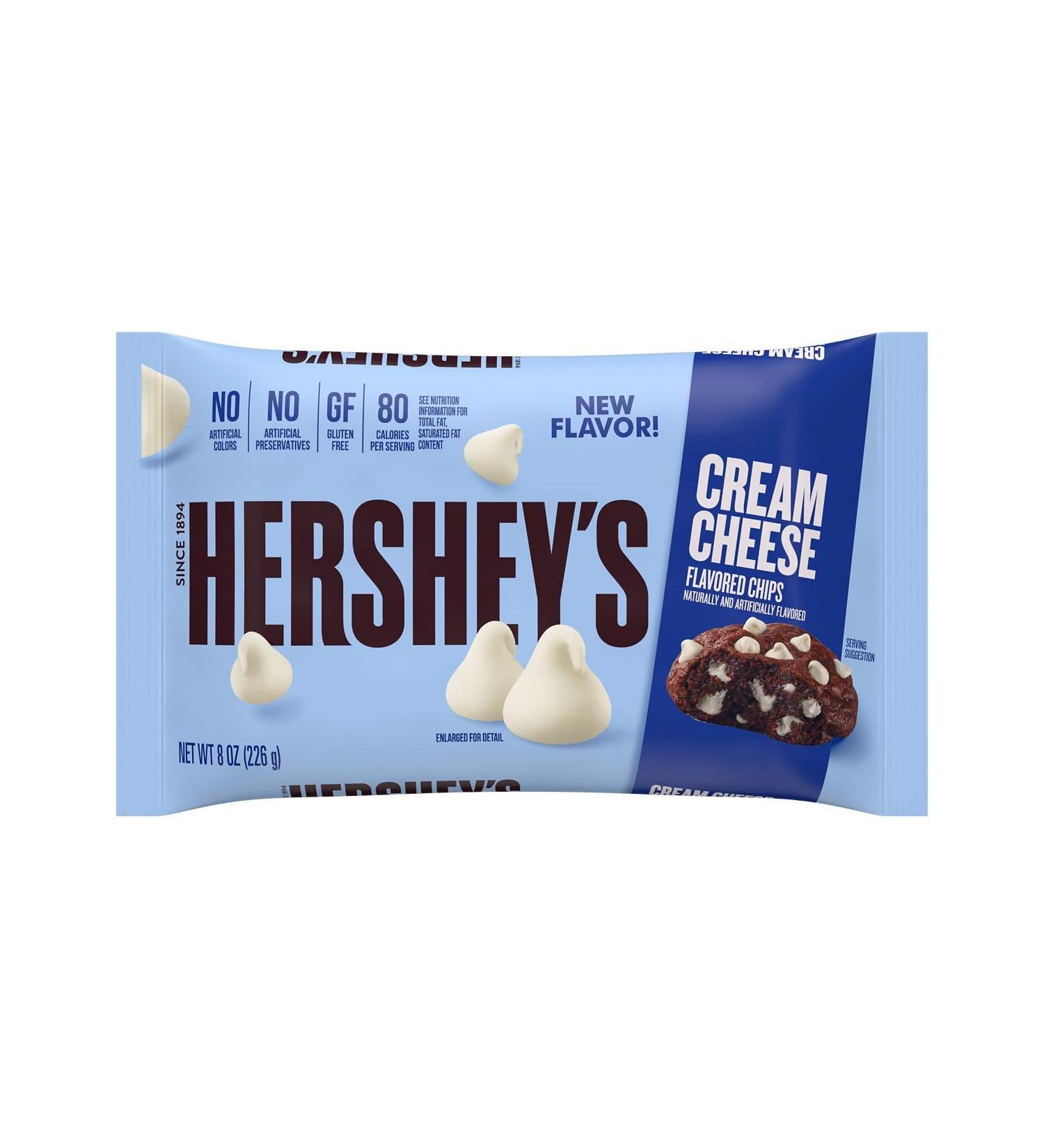 Hershey's Cream Cheese Baking Chips 8 oz - Pack of 6 | Indulge in Rich Flavorful Treats - Buy Online on GoSupps.com