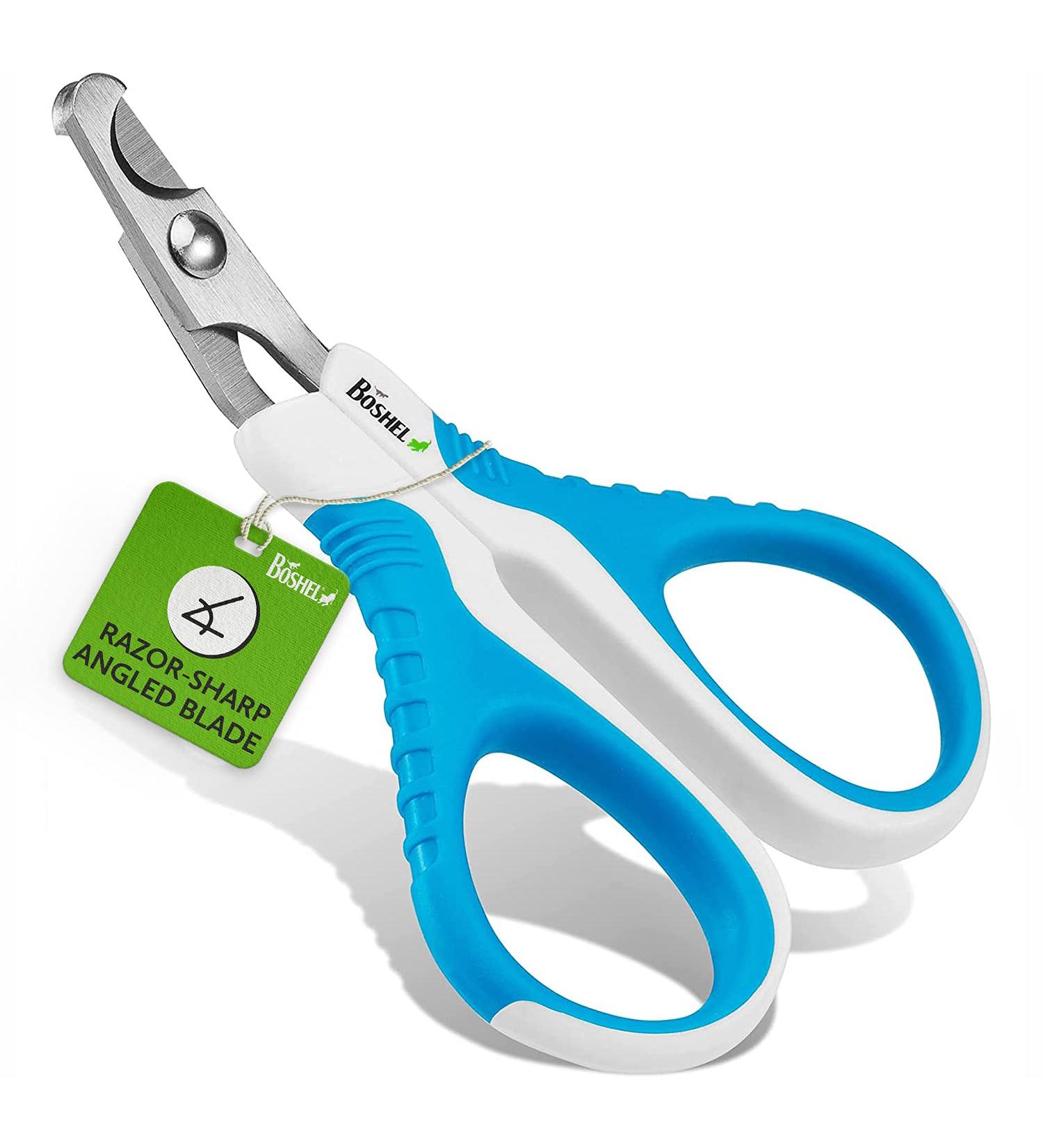 Boshel Cat Nail Clipper - Razor-Sharp Pet Trimmers with Ergonomic Non-Slip Handle for Cats & Small Dogs - Buy Online on GoSupps.com
