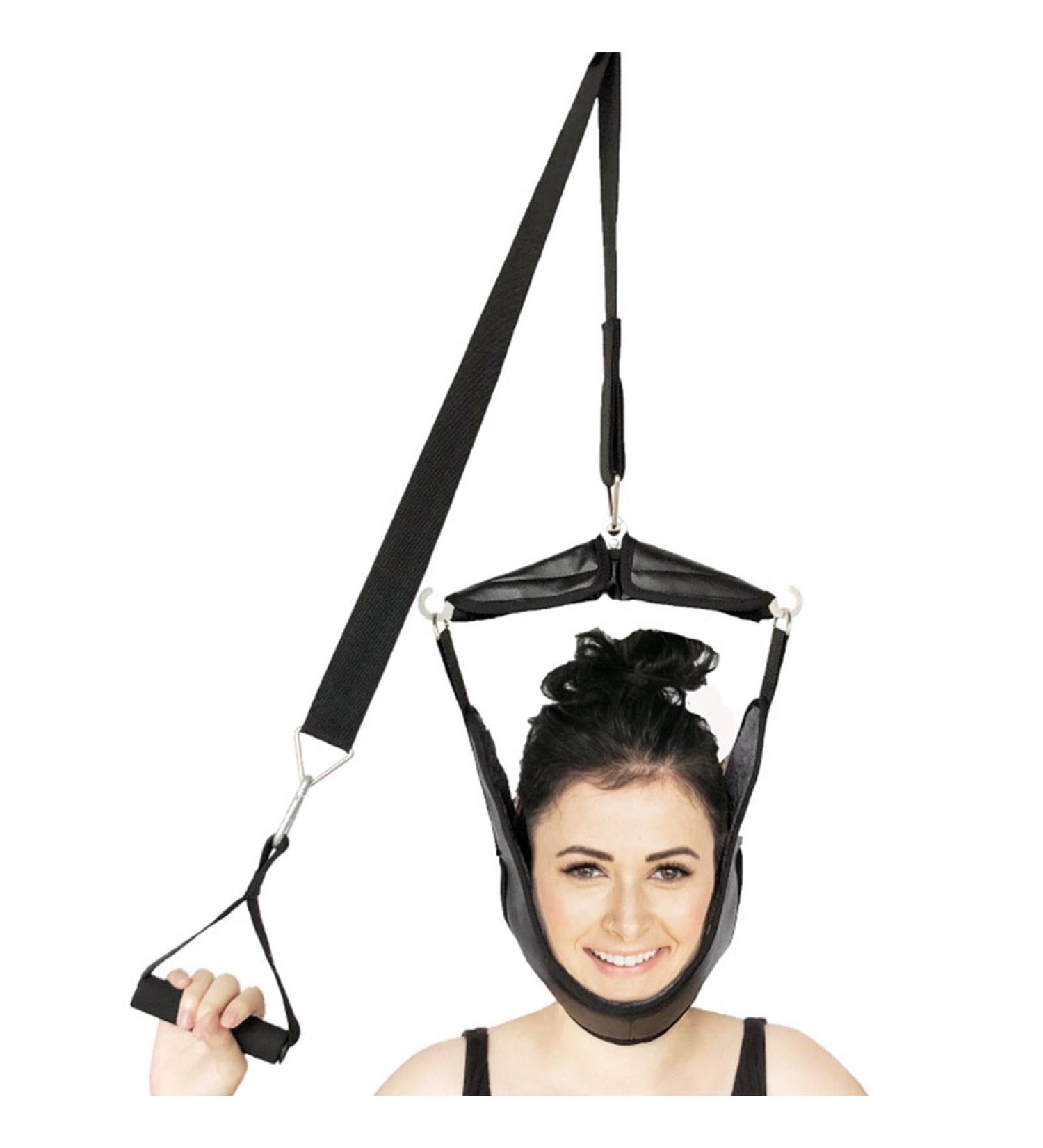Samuliy Neck Traction Device - Portable Cervical Traction Unit for Home Use | Over the Door Traction & Head Cover - Buy Online on GoSupps.com