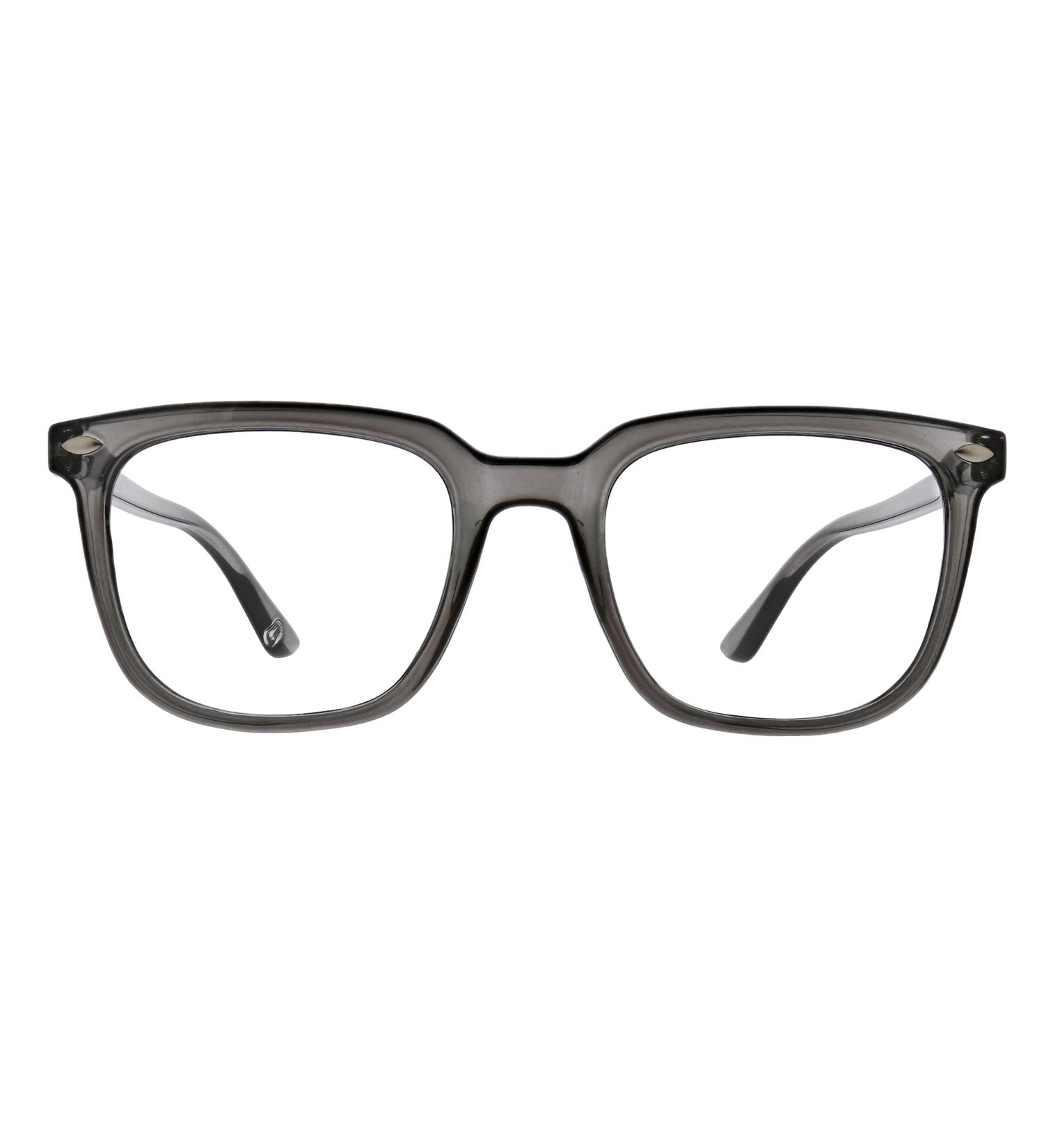 Peepers Tycoon Square Blue Light Blocking Reading Glasses Smoke 53mm - 1x Magnification - Buy Online on GoSupps.com