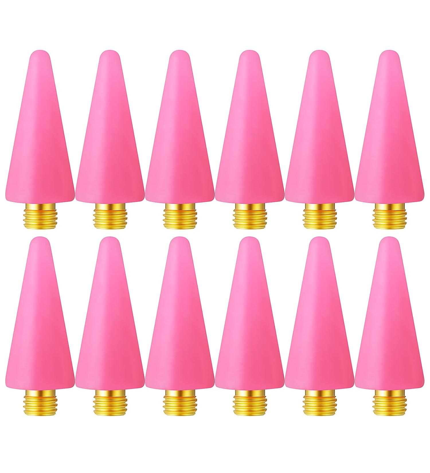 12 Pcs Rhinestone Picker Wax Replacement Tips for Nail Dotting Pen - Pink - Buy Online on GoSupps.com