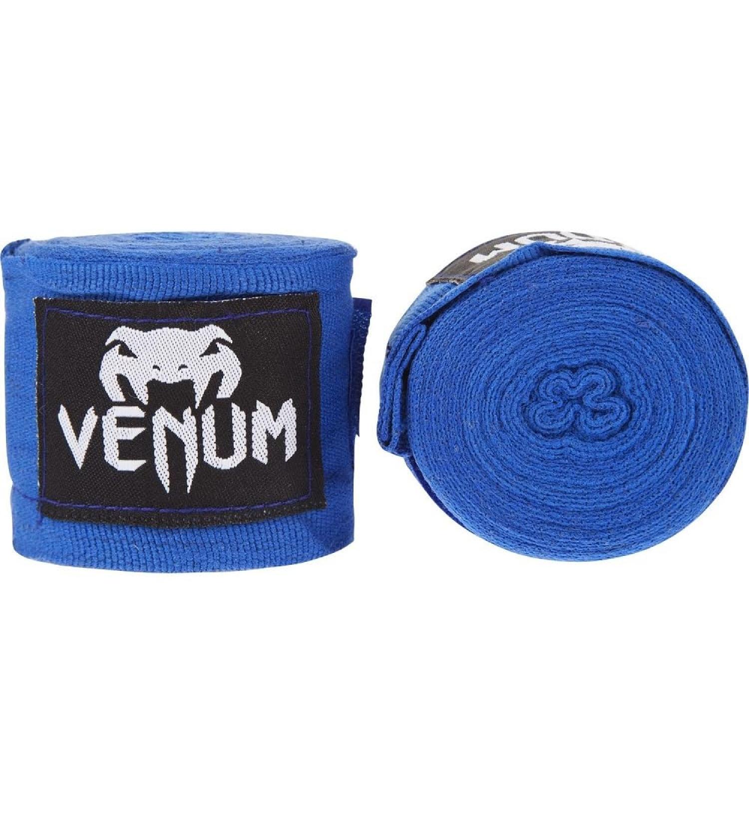 Venum Contact Box Bandages - Blue - 4m | Premium Boxing Wraps for Ultimate Support | International Shipping - Buy Online on GoSupps.com