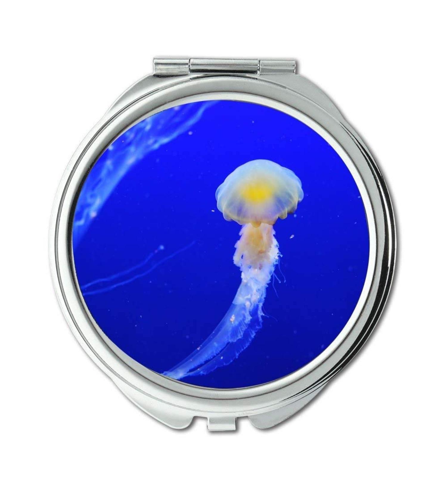 Mirror Compact Mirror animal jellyfishes marine pocket mirror portable mirror - Buy Online on GoSupps.com