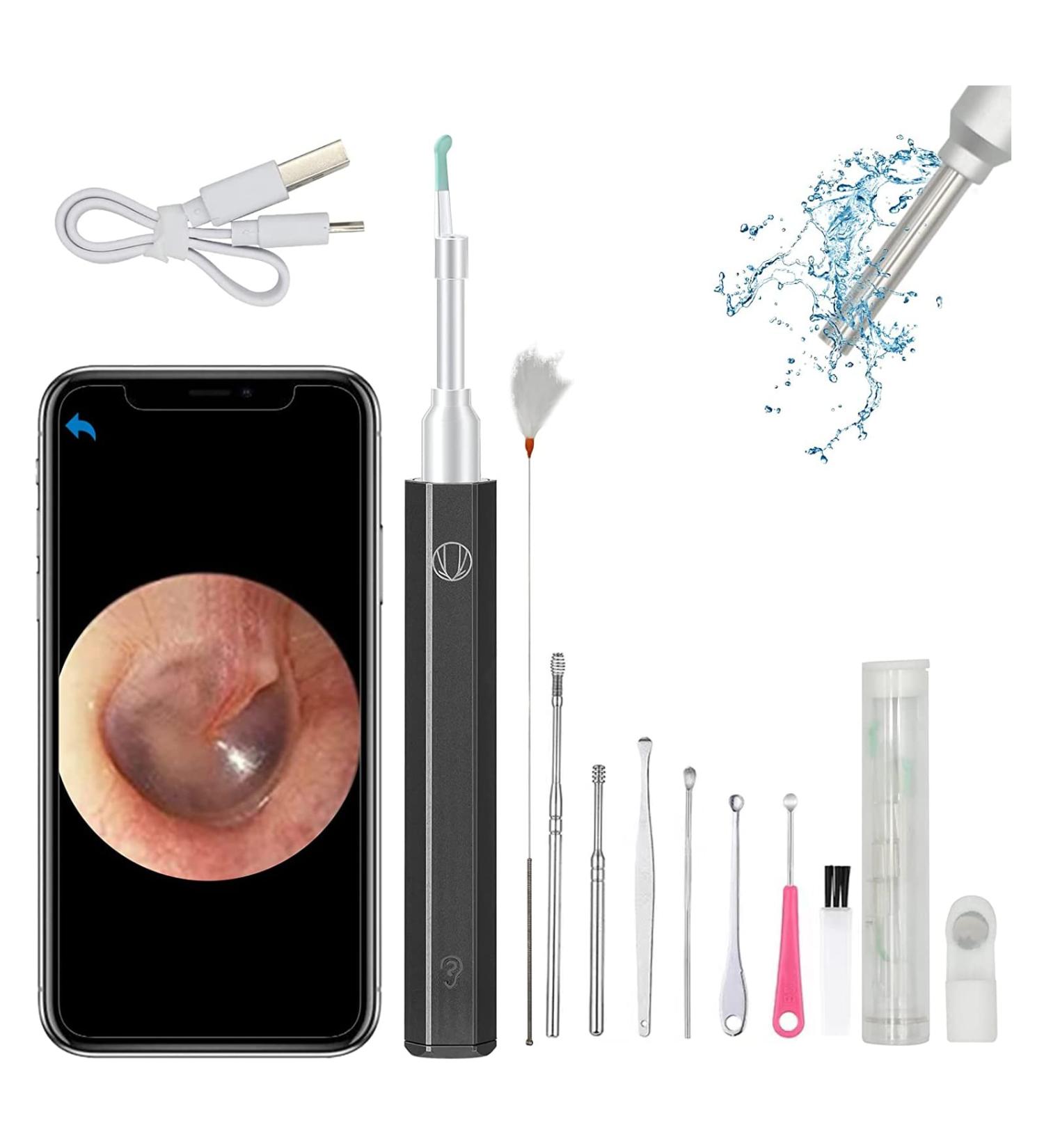 Buy OBEST Otoscope - 1080p Ear Camera with 5 LED & Germicidal Light | Compatible with Android iOS & iPad - Fast International Shipping - Buy Online on GoSupps.com